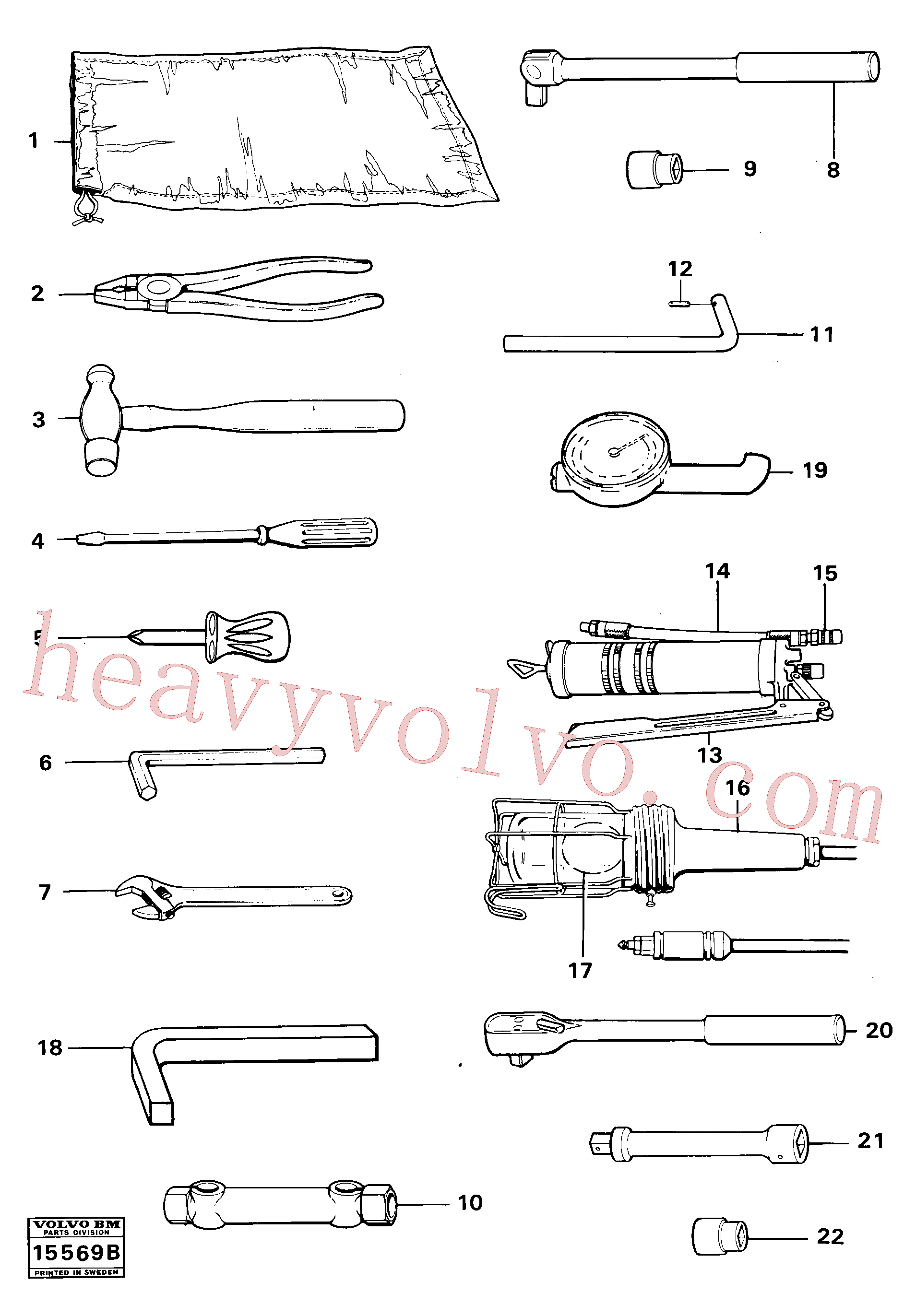 Volvo Assembly VOE14345171 Hand lamp for sale