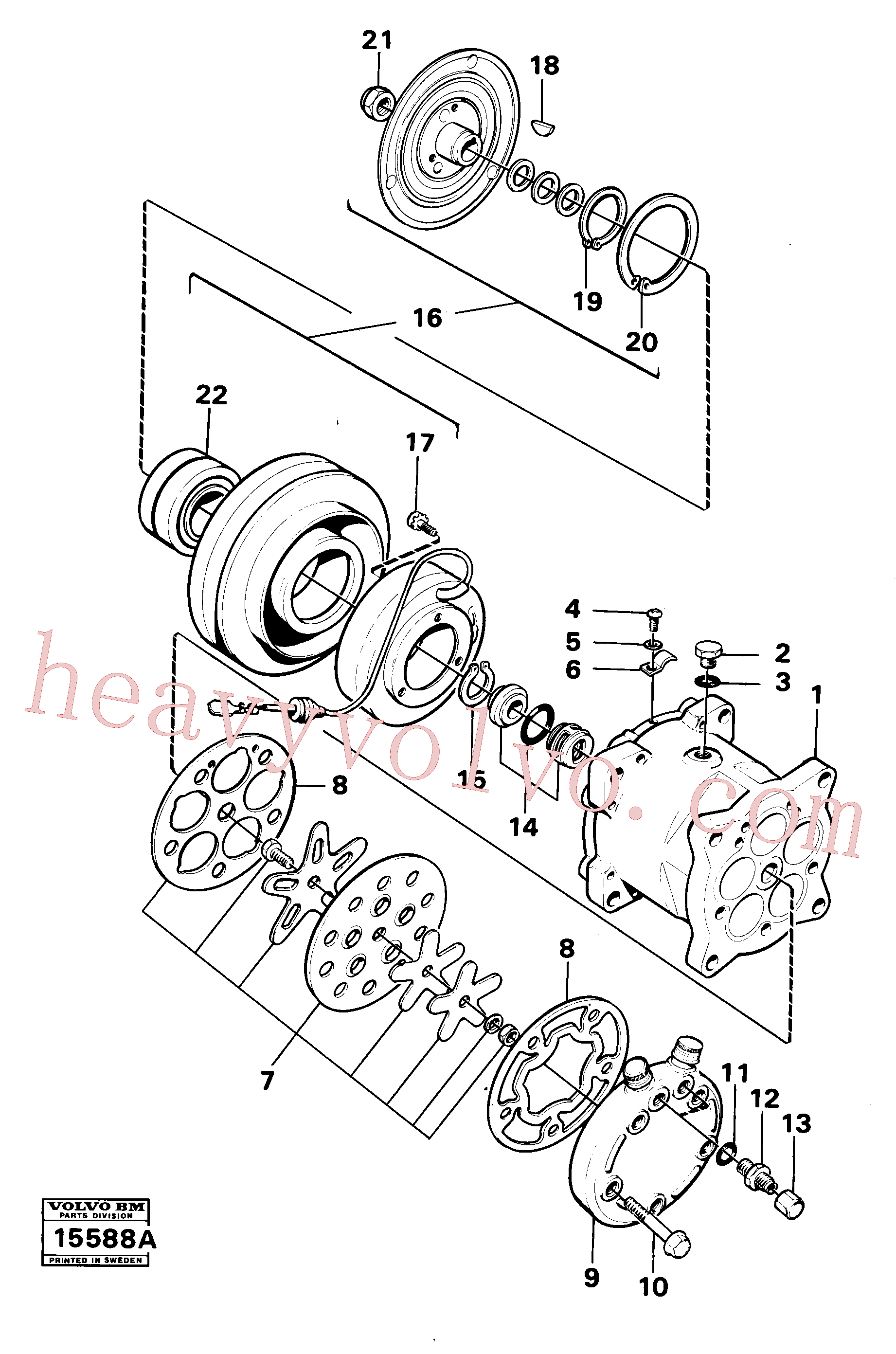 Volvo PJ4630002 Snap ring aftermarket part for sale