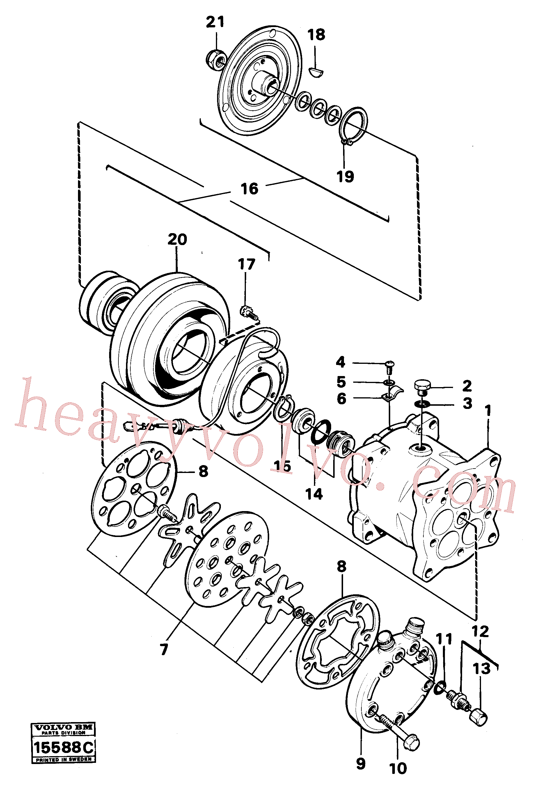Volvo PJ4630002 Snap ring aftermarket part for sale