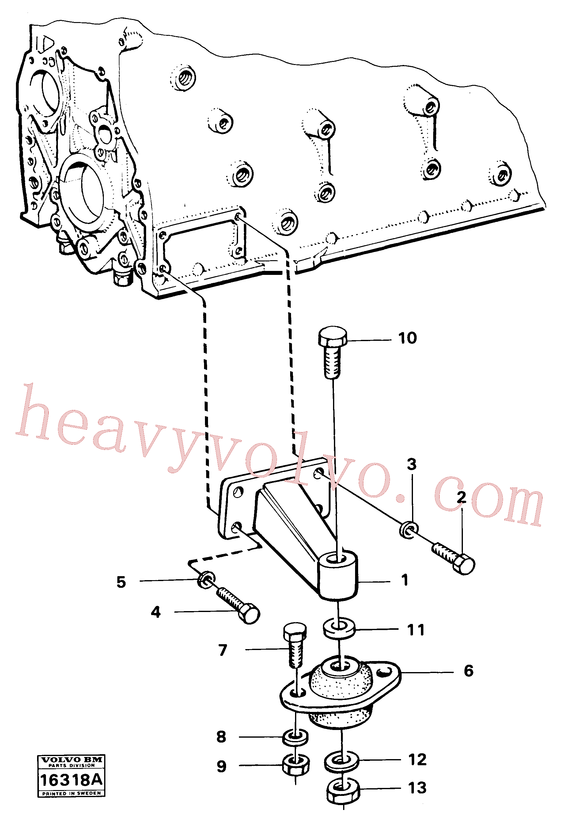 VOE14015019 Lock nut for Volvo Excavator spare