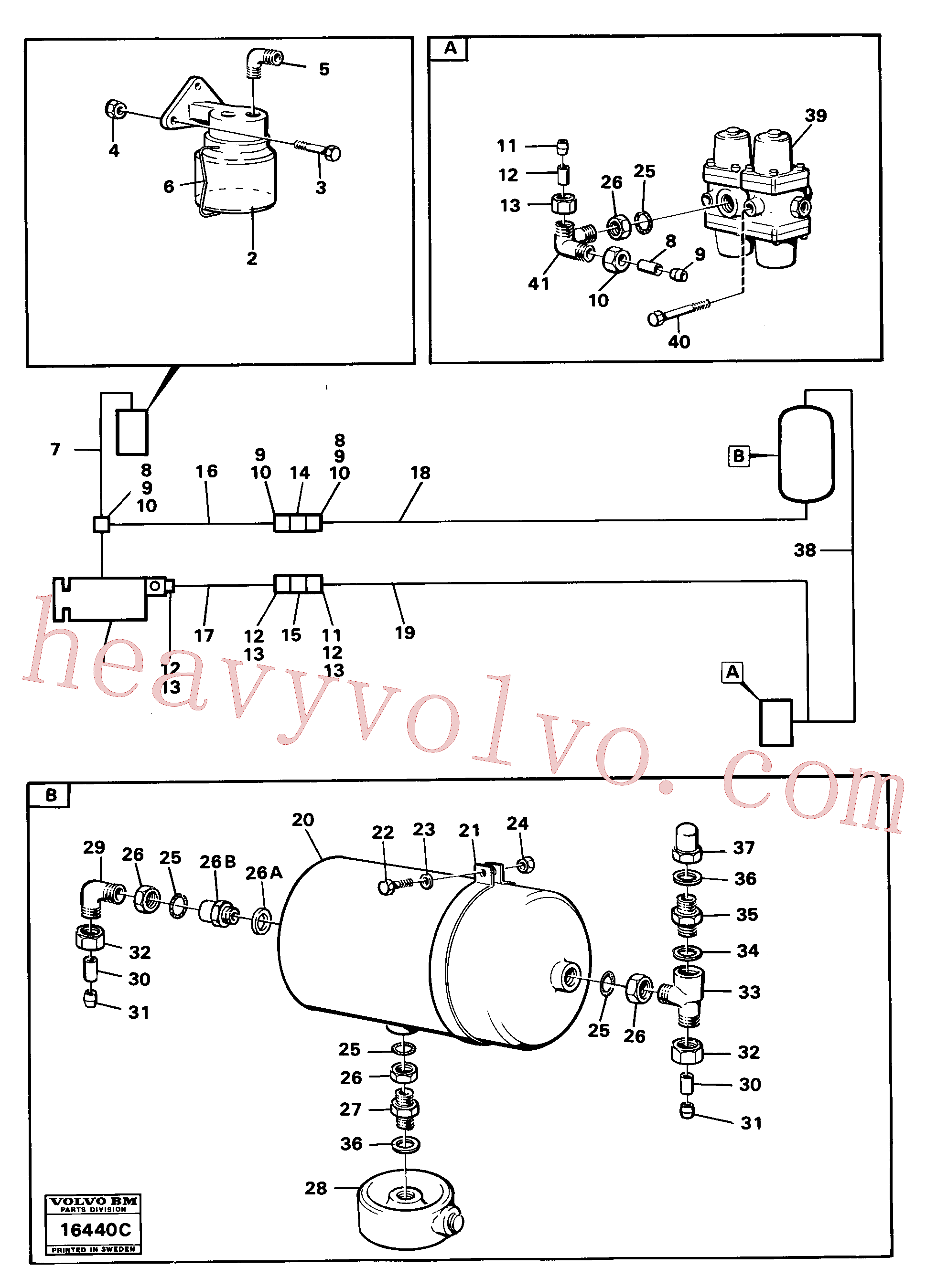 VOE954385 Elbow nipple for Volvo Excavator Parts