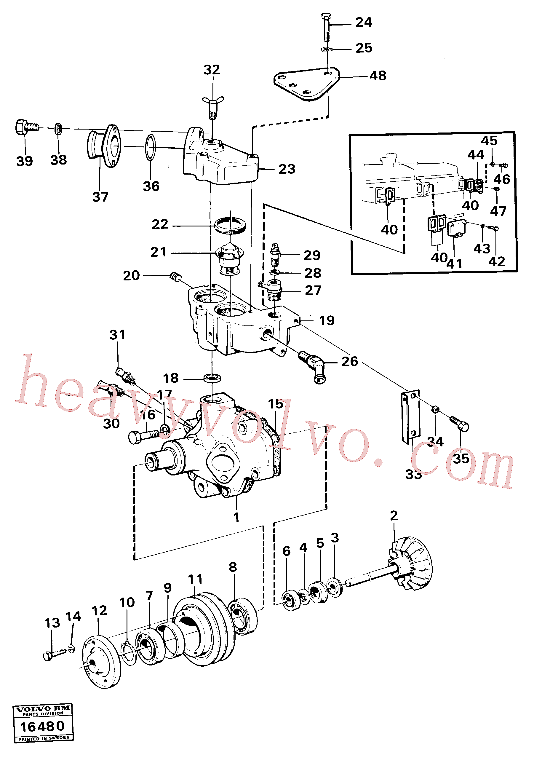 VOE13961607 Nipple for Volvo Excavator Parts
