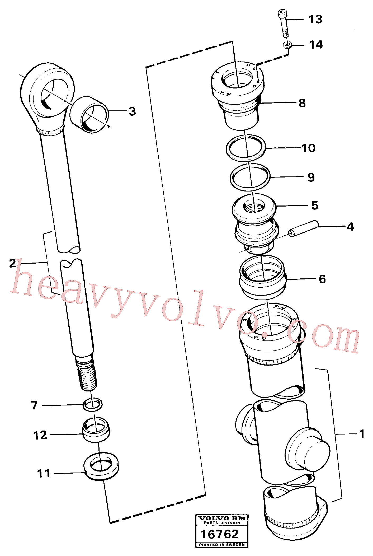 VOE4787039 Back-up ring for Volvo Excavator spare