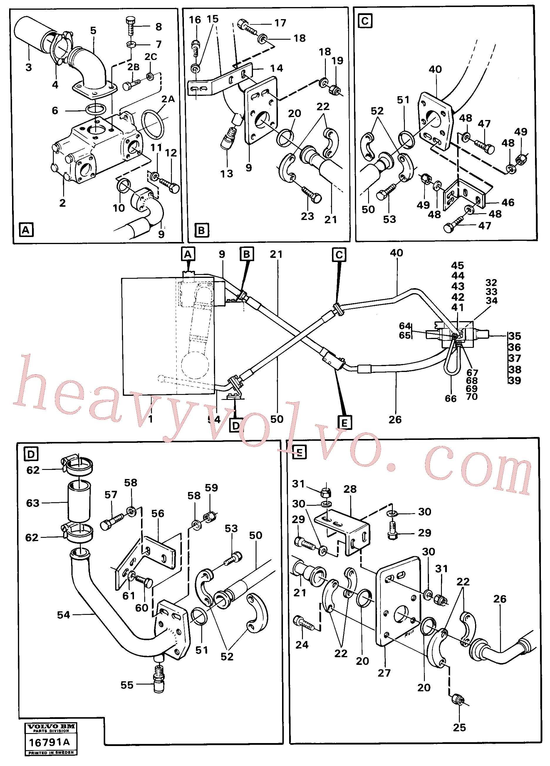 Wholesale VOE955568 Hexagon screw for Volvo Excavator