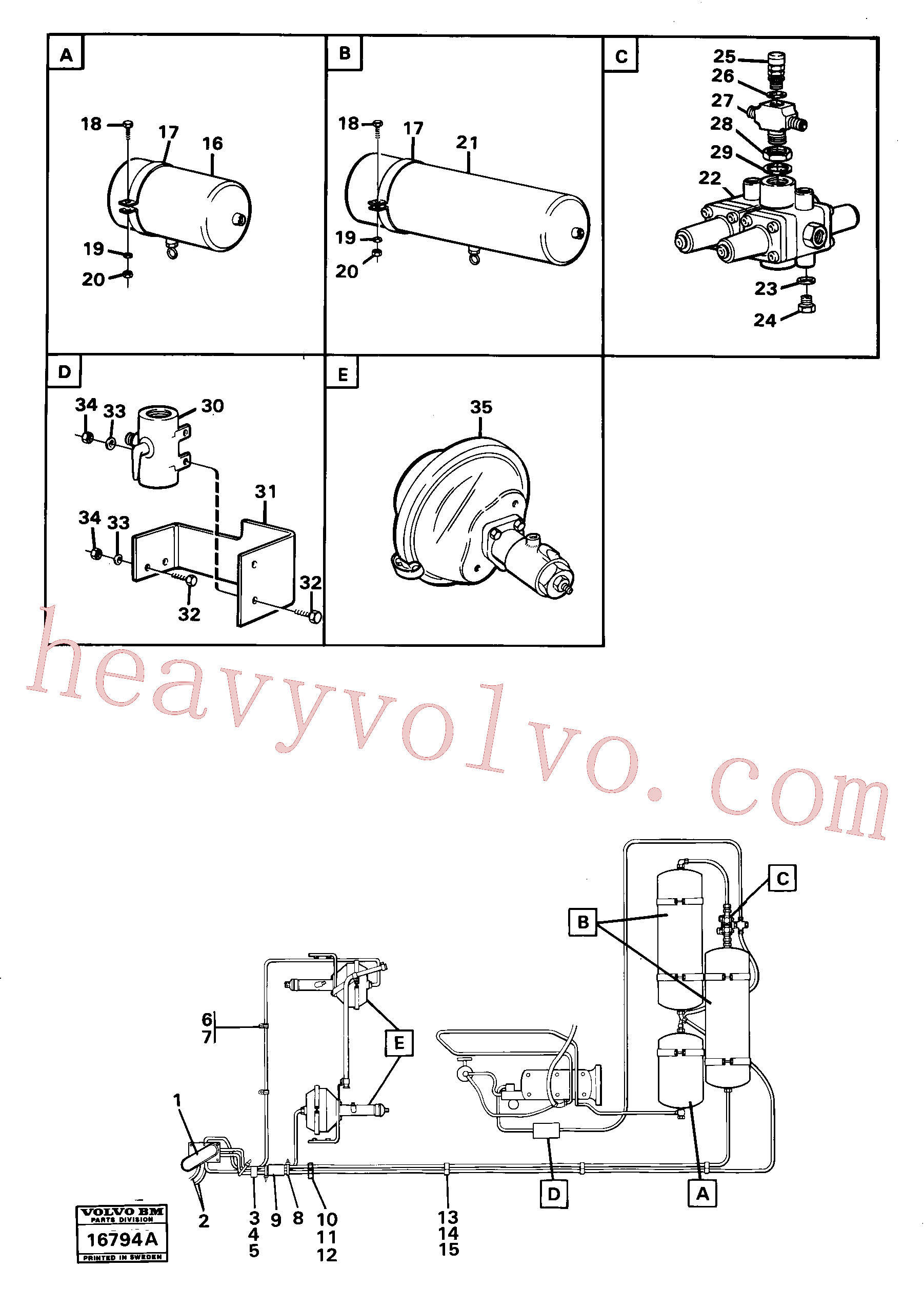 Volvo VOE14014600 Hexagon screw aftermarket part for sale
