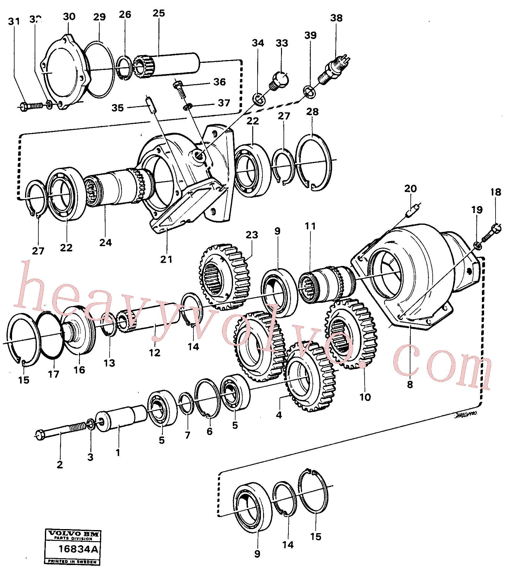 VOE20542740 Plane gasket, Seal for Volvo Excavator Parts