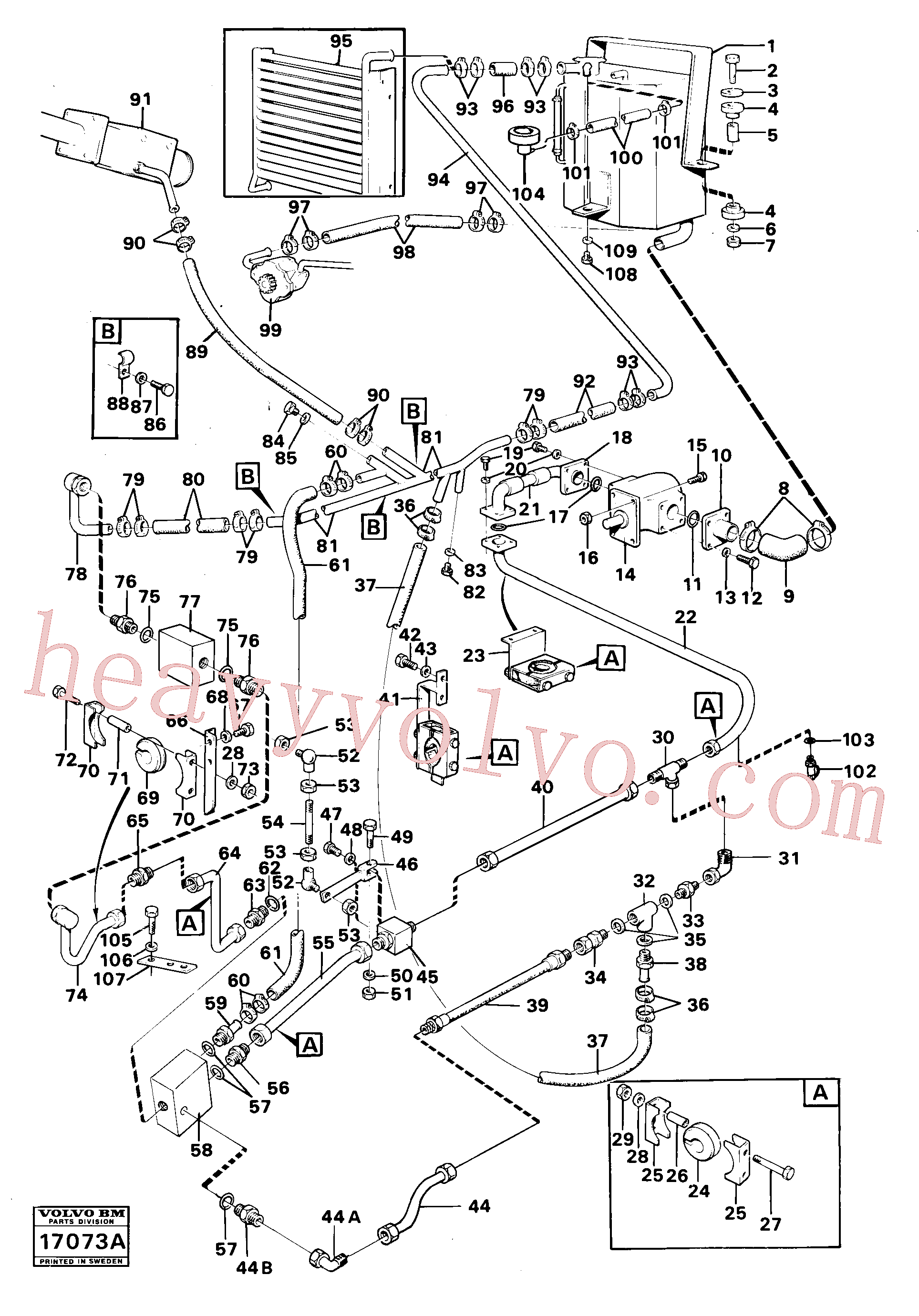 Wholesale VOE963110 Lock nut for Volvo Excavator