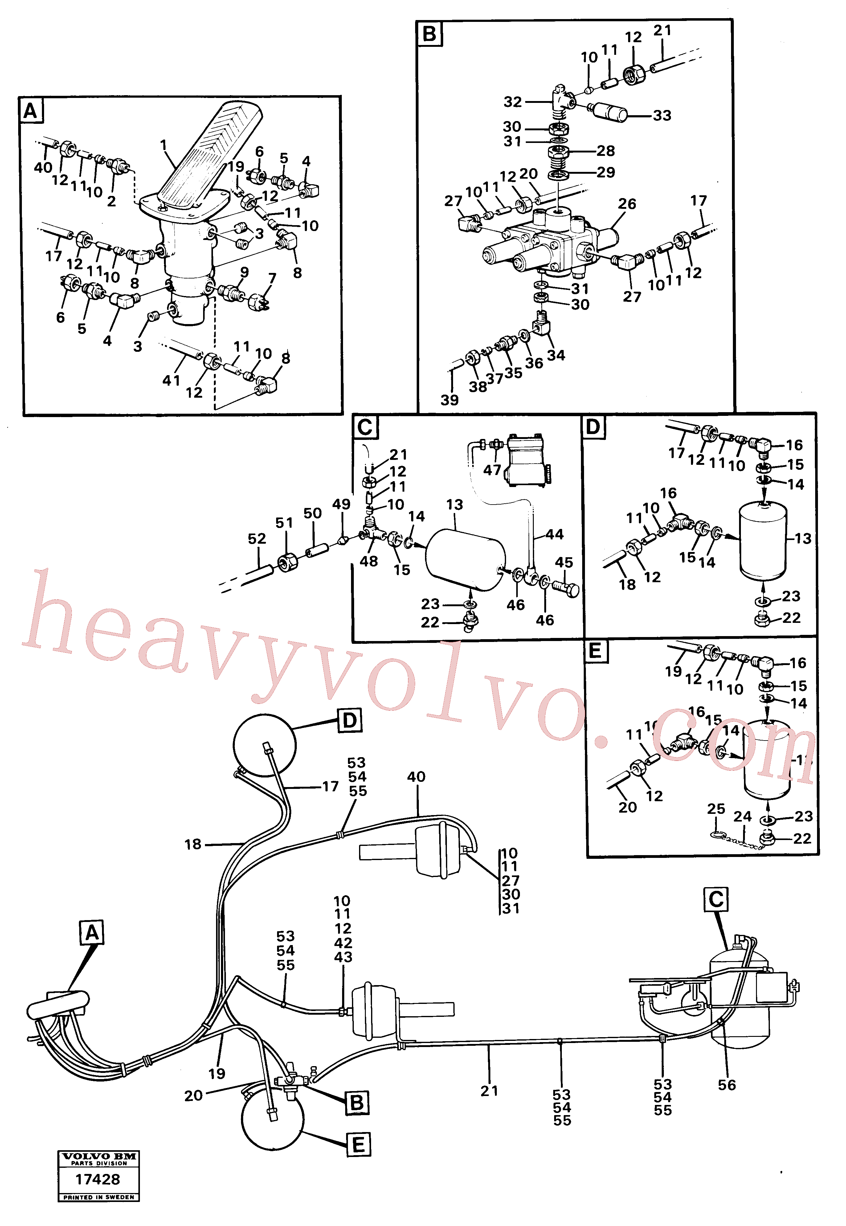 VOE180240 Nipple for Volvo Excavator Parts
