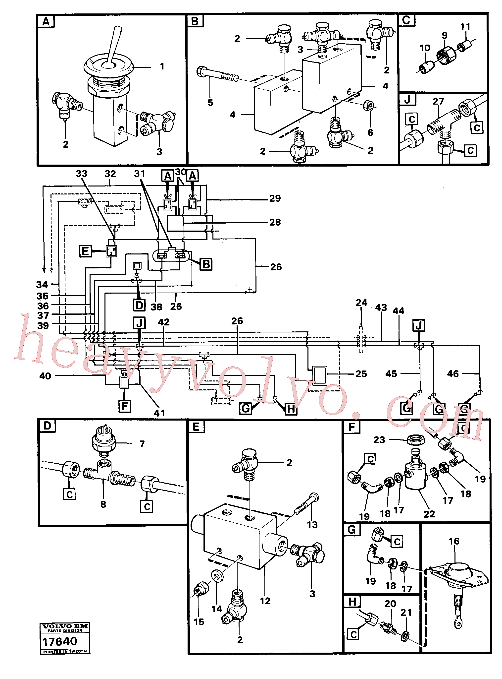VOE13956071 Bolt for Volvo Excavator Parts