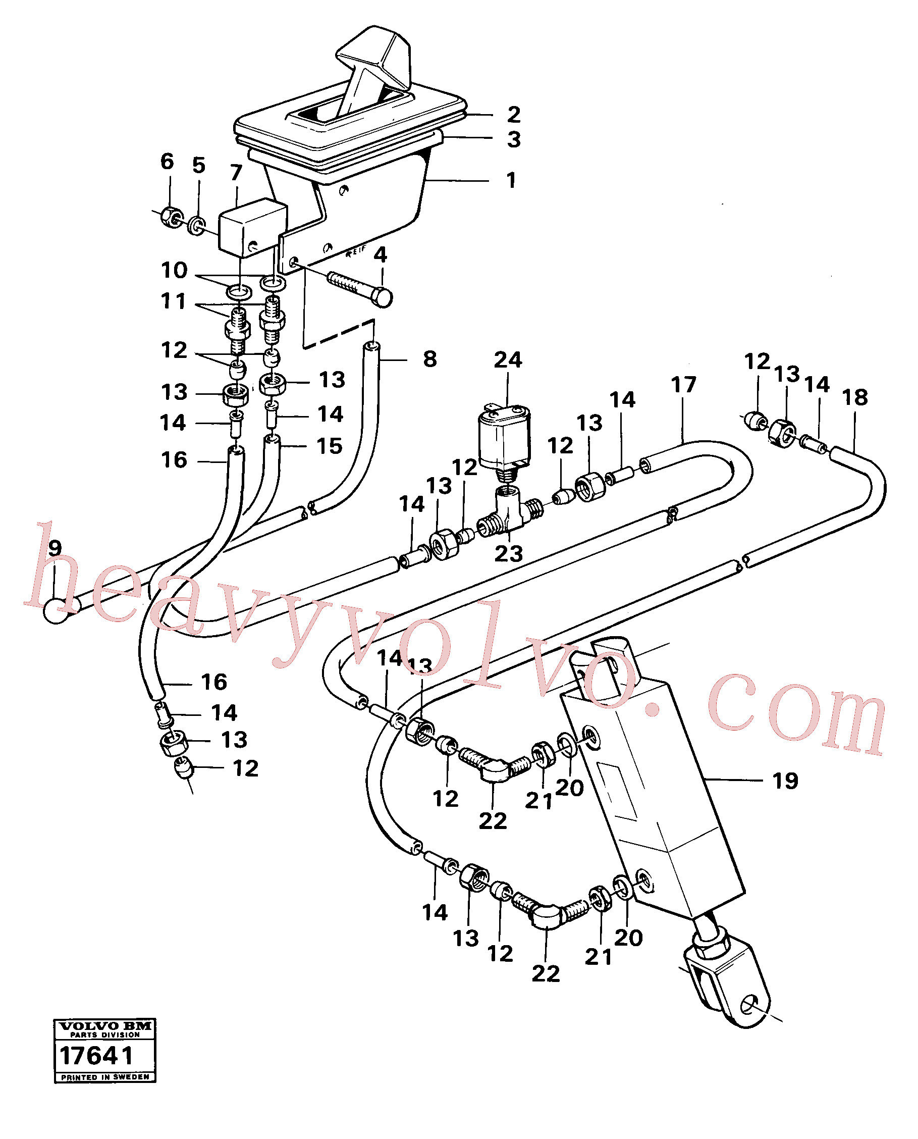 Wholesale VOE13956066 Cros recessed for Volvo Excavator