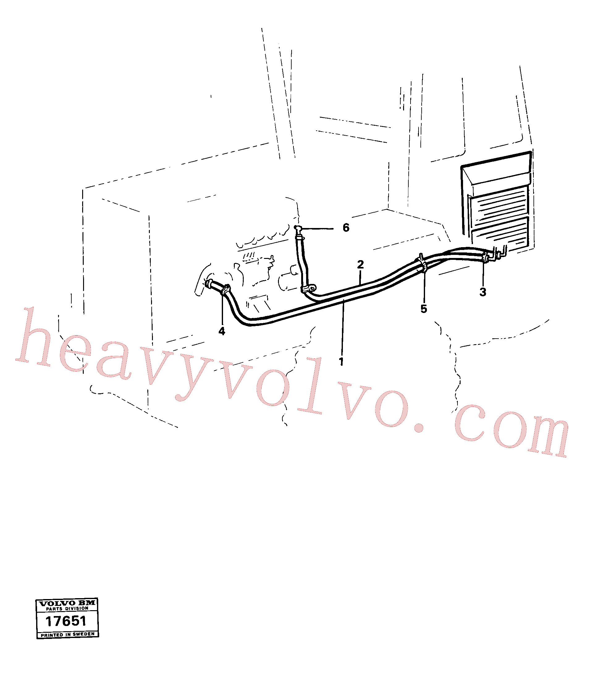 VOE13961607 Nipple for Volvo Excavator Parts