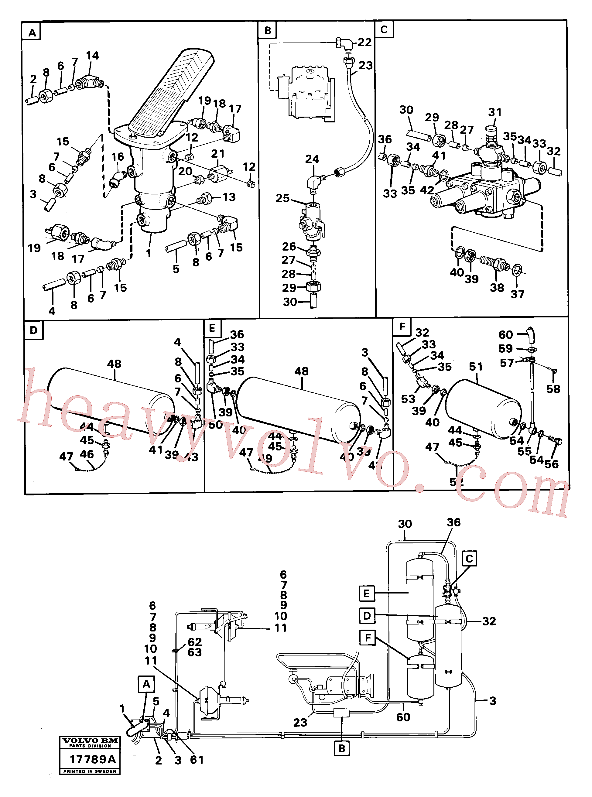 VOE180240 Nipple for Volvo Excavator Parts