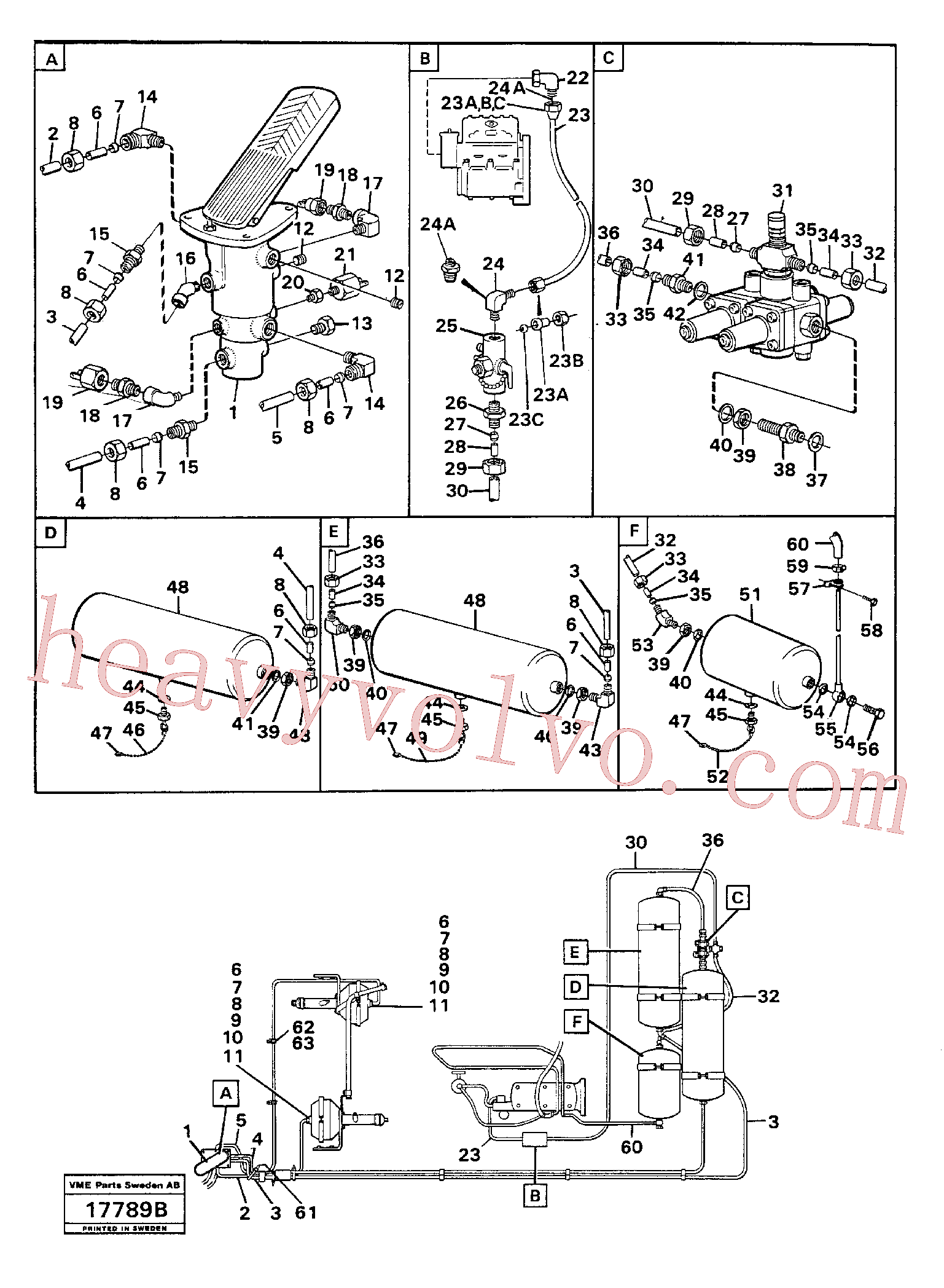 VOE180240 Nipple for Volvo Excavator Parts