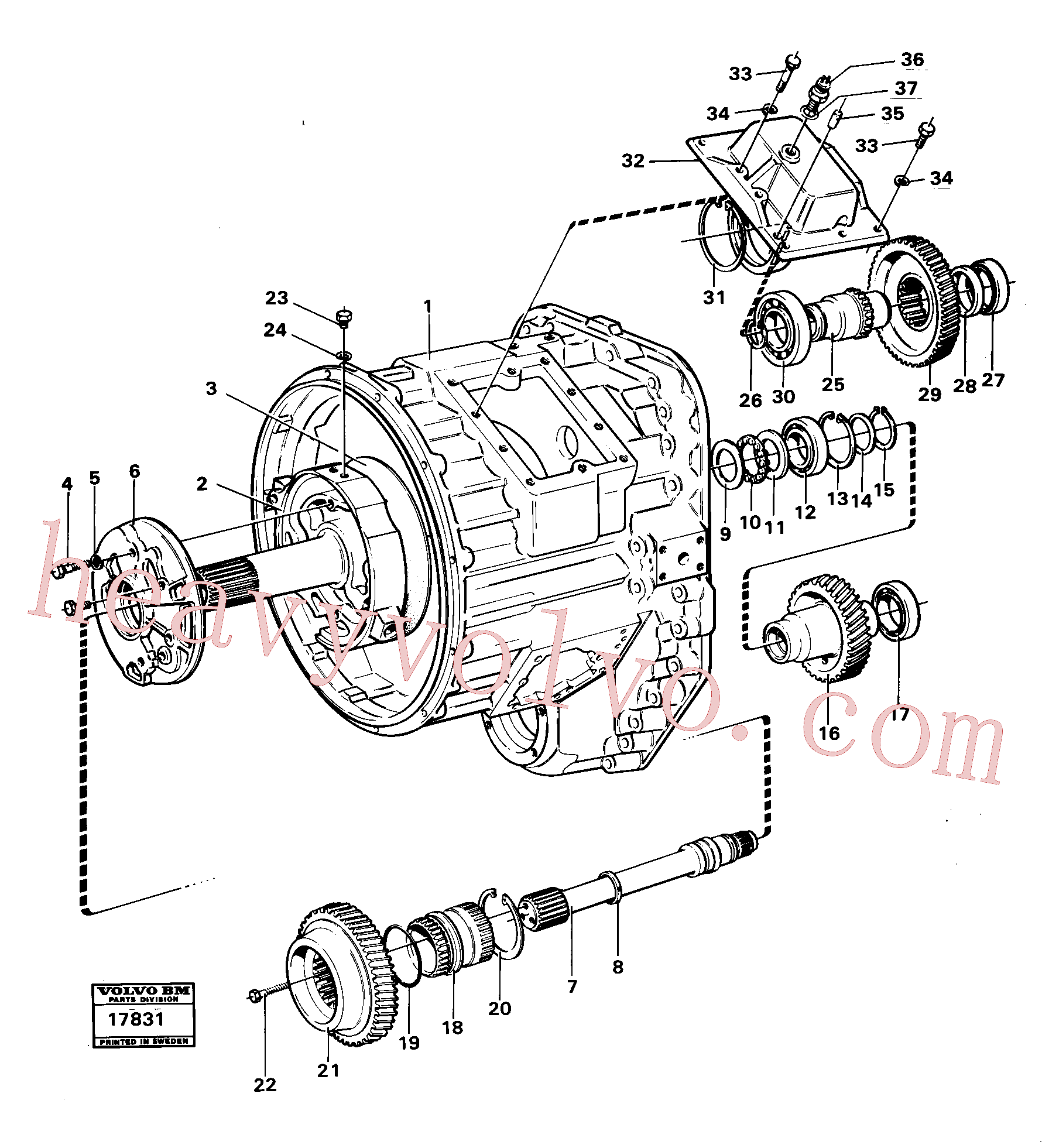 Wholesale VOE925077 O-ring for Volvo Excavator