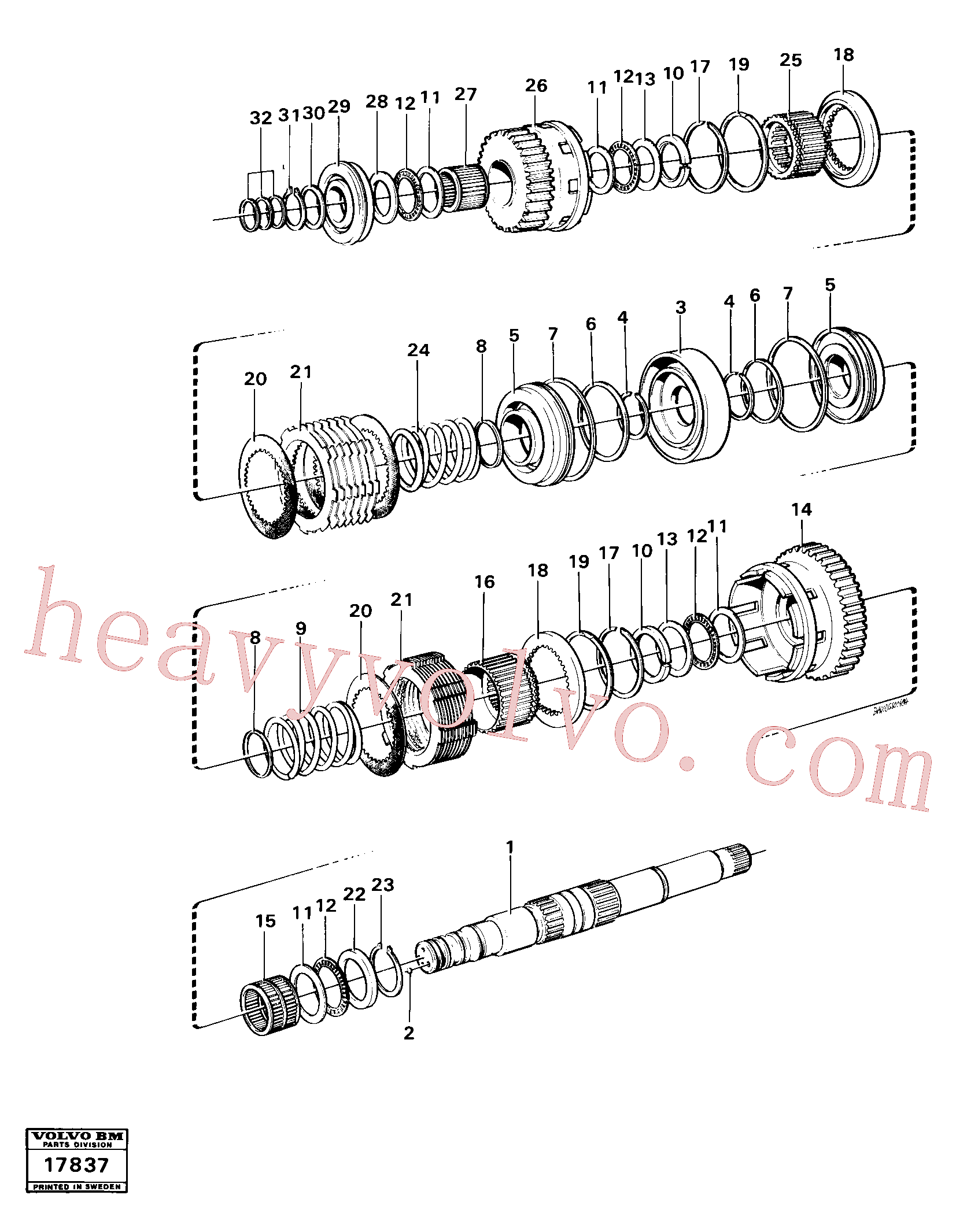 Volvo Assembly VOE11037153 Pressure plate for sale