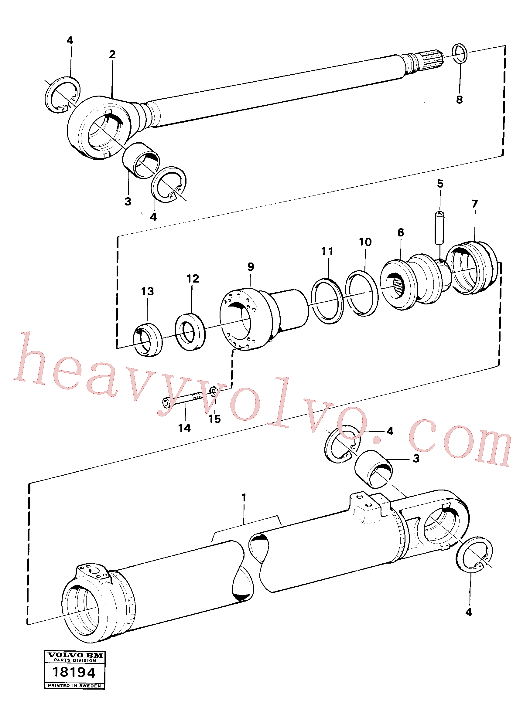 Volvo Assembly VOE11704122 Link bearing for sale