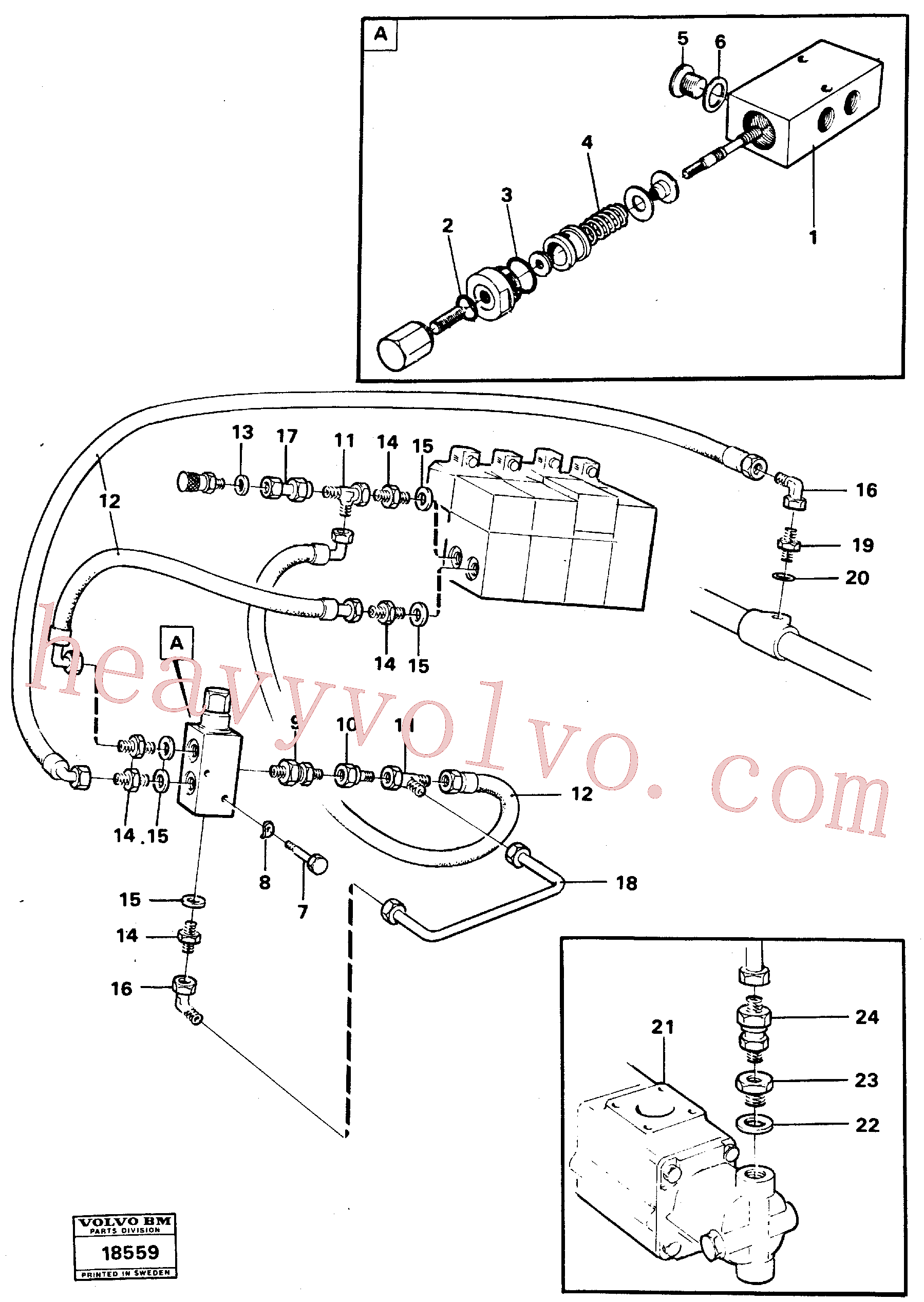 Wholesale VOE11018745 Valve for Volvo Excavator