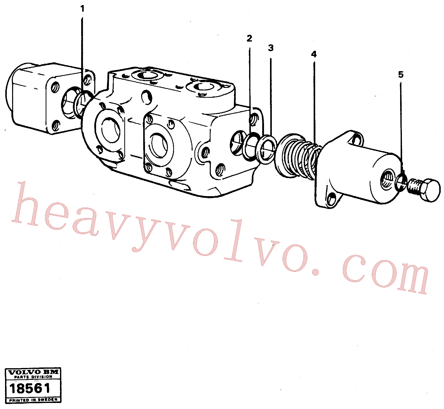 China Made VOE6213636 Spring parts for Volvo Excavator
