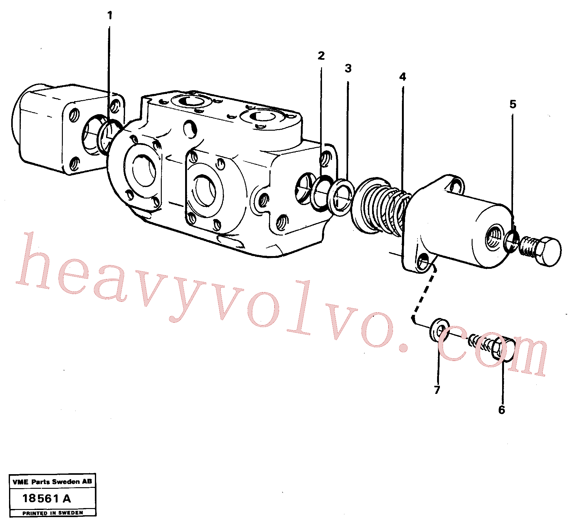 China Made VOE6213636 Spring parts for Volvo Excavator