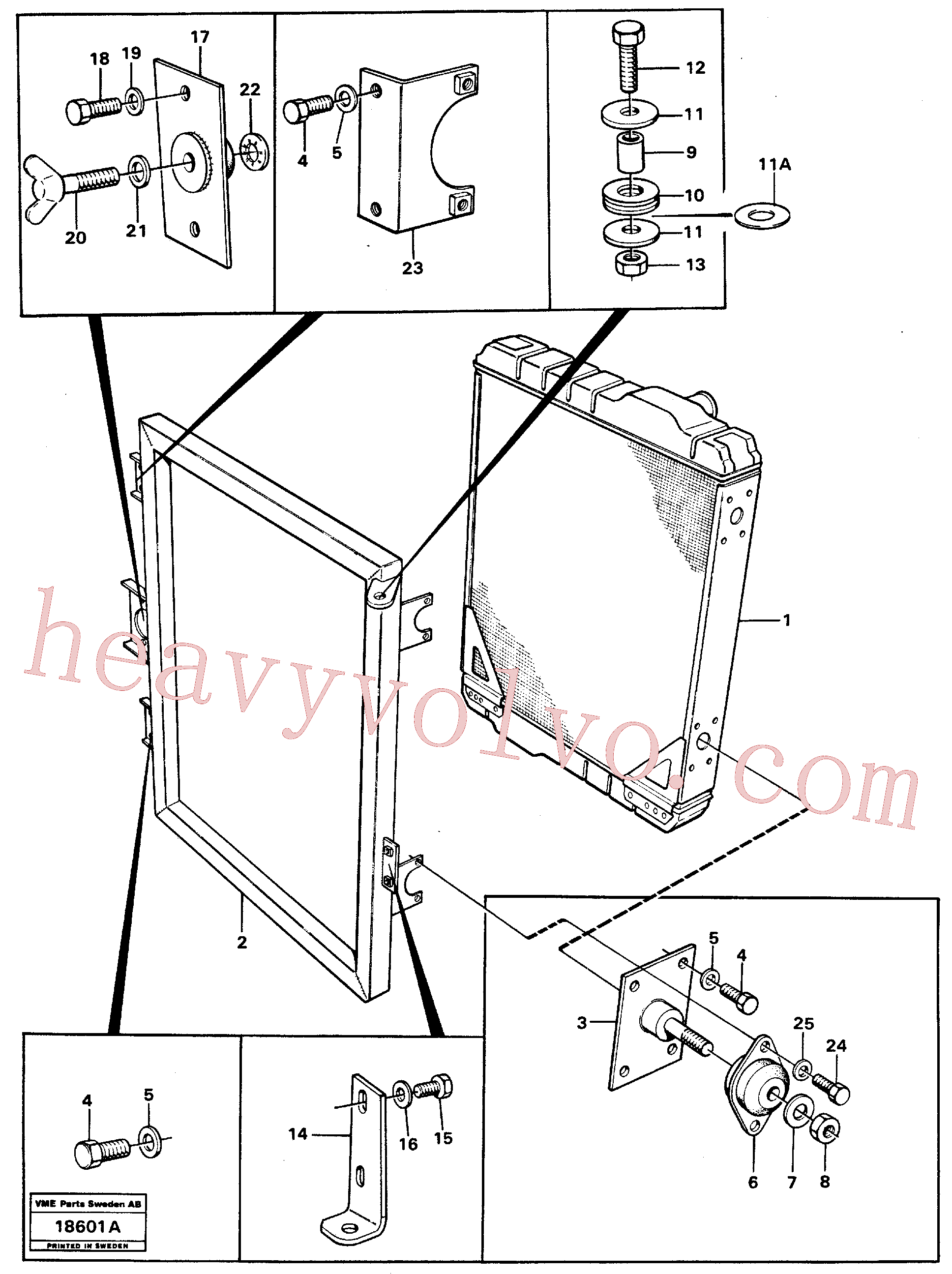 Volvo VOE6643762 Hexagon screw aftermarket part for sale