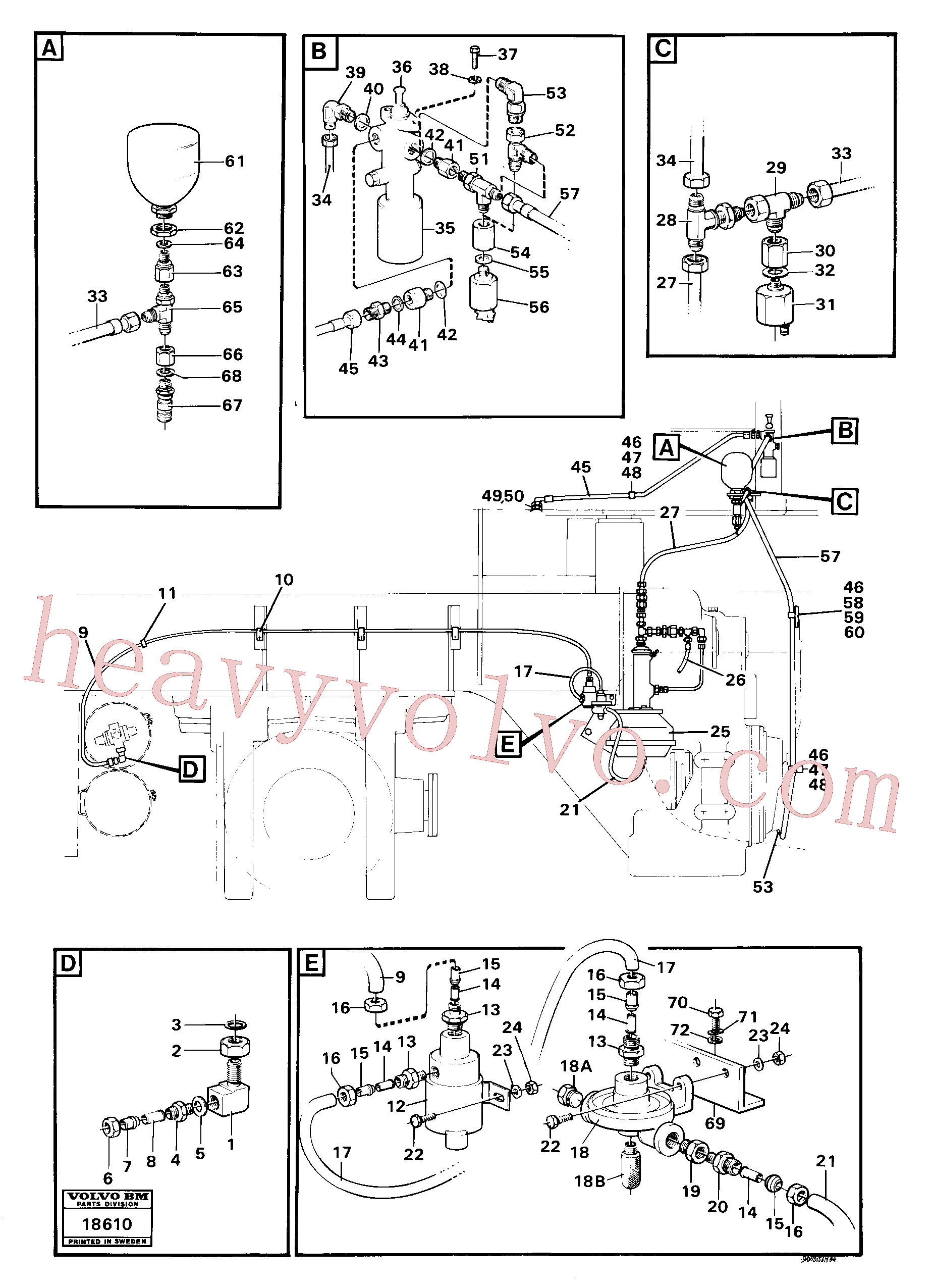 Volvo excavator part VOE960137 Washer for sale