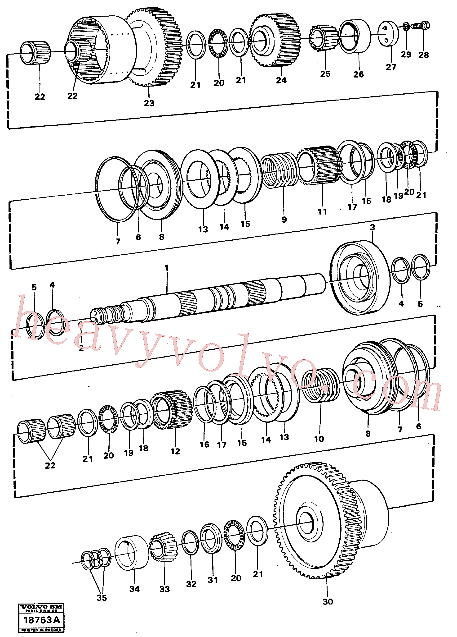 Volvo Assembly VOE11037723 Gear for sale
