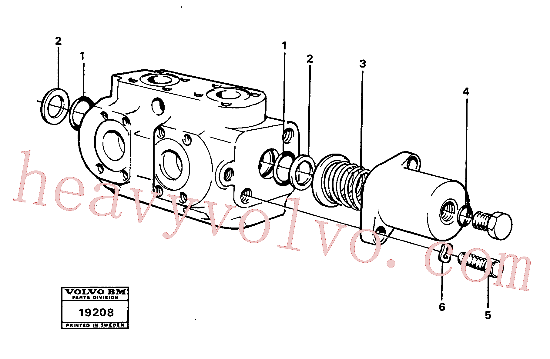 China Made VOE6213636 Spring parts for Volvo Excavator