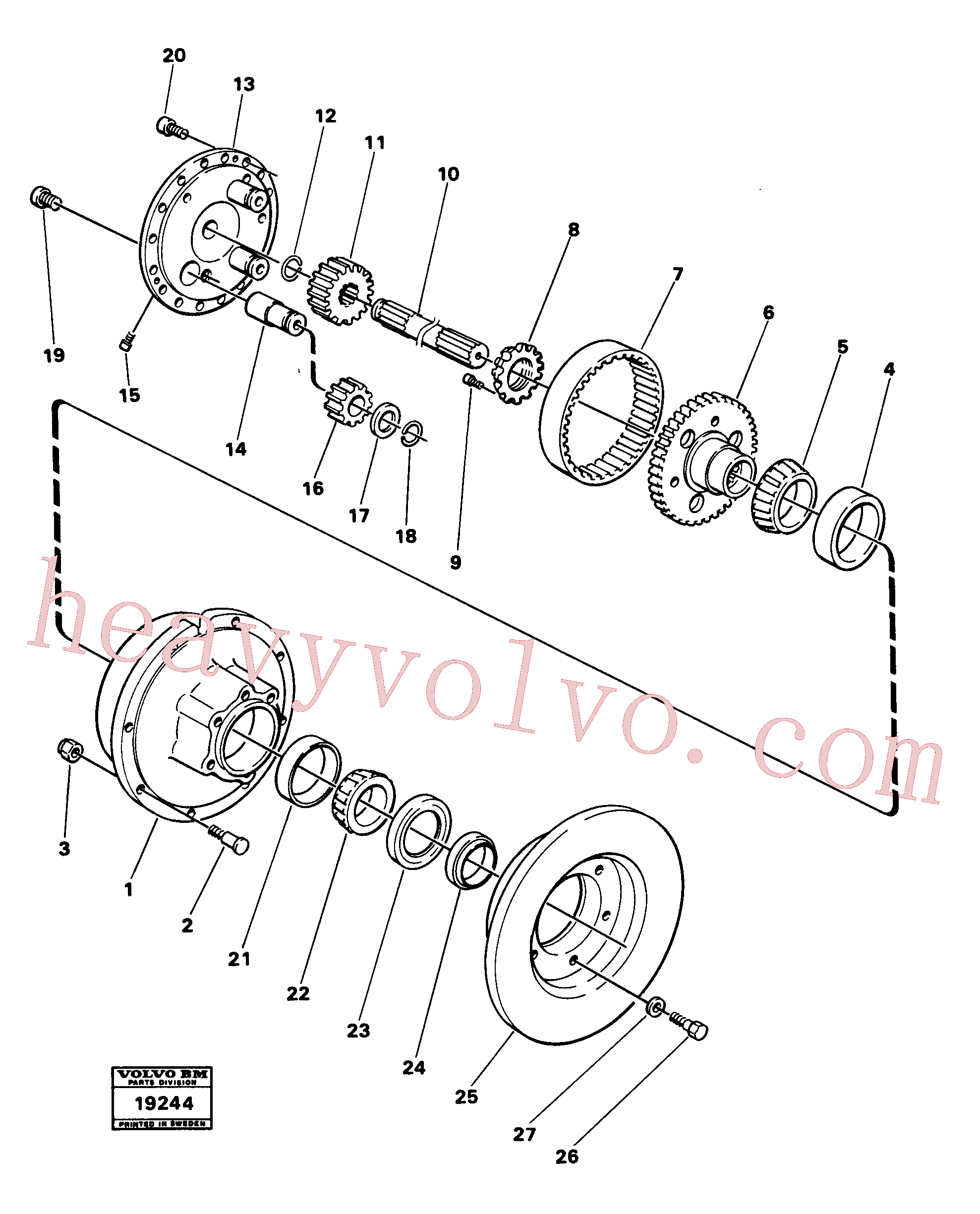 Volvo VOE13947377 Allen Hd Screw aftermarket part for sale