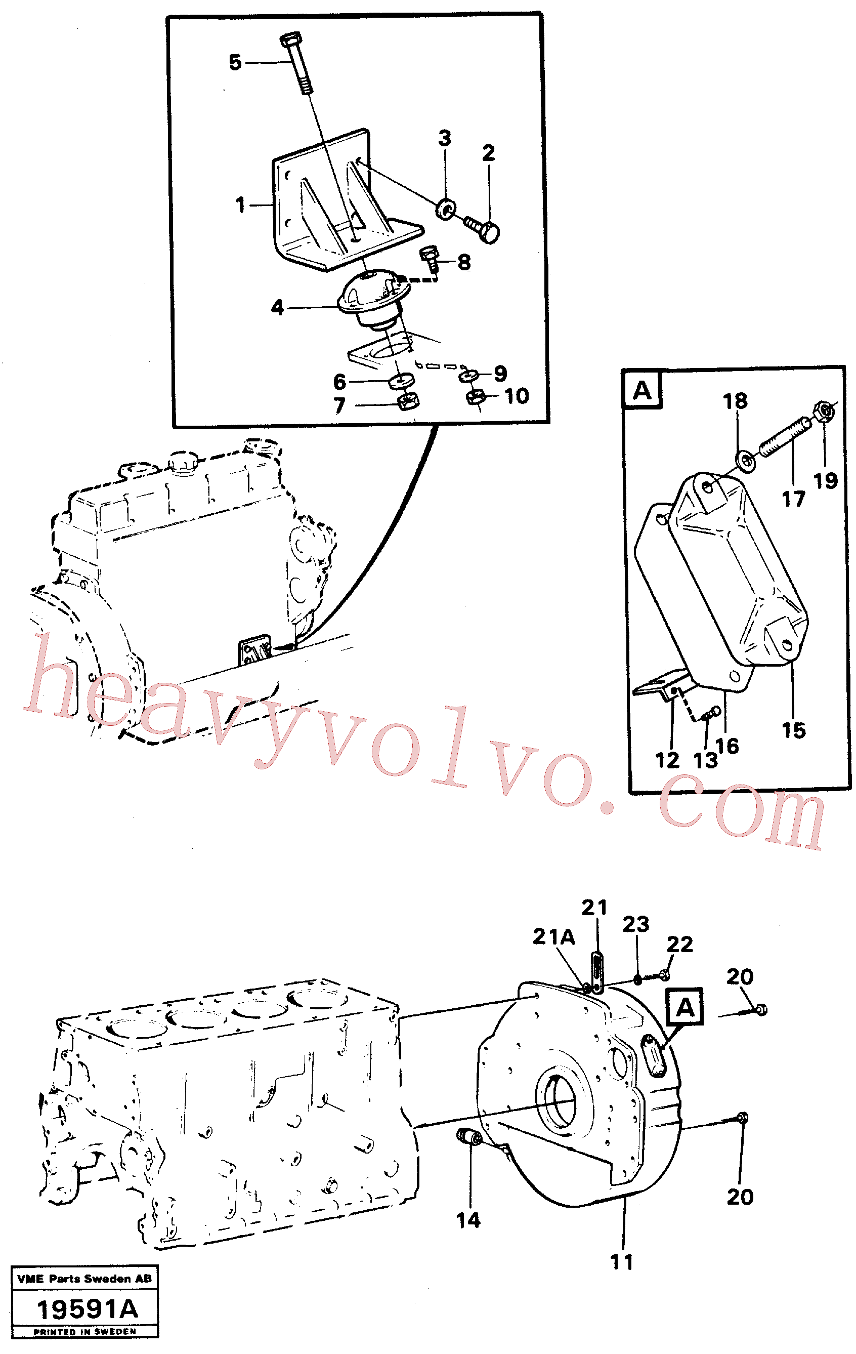 China Made VOE955580 Hexagon screw parts for Volvo Excavator