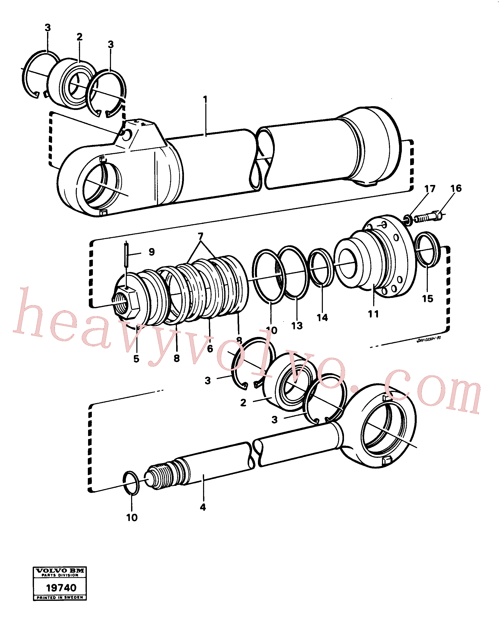 Volvo excavator part VOE13941907 Washer, Spring Washer for sale
