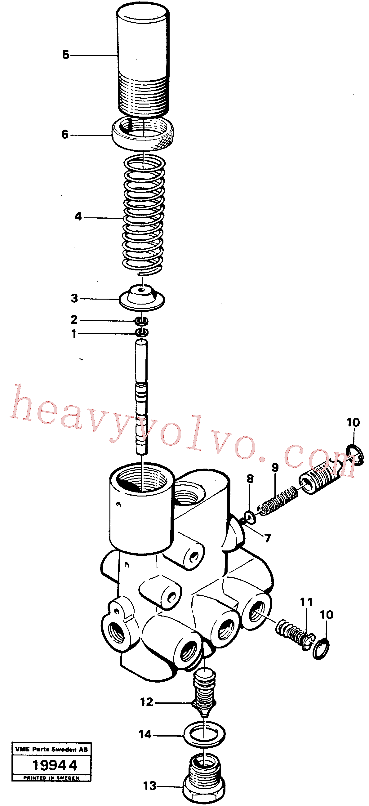 Volvo Assembly VOE914503 Retaining ring for sale