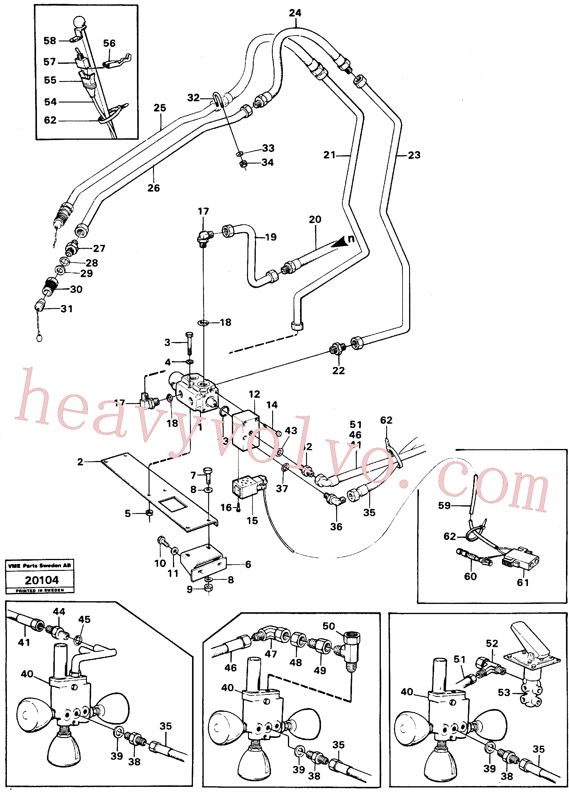 VOE14213490 Cable terminal for Volvo Excavator Parts