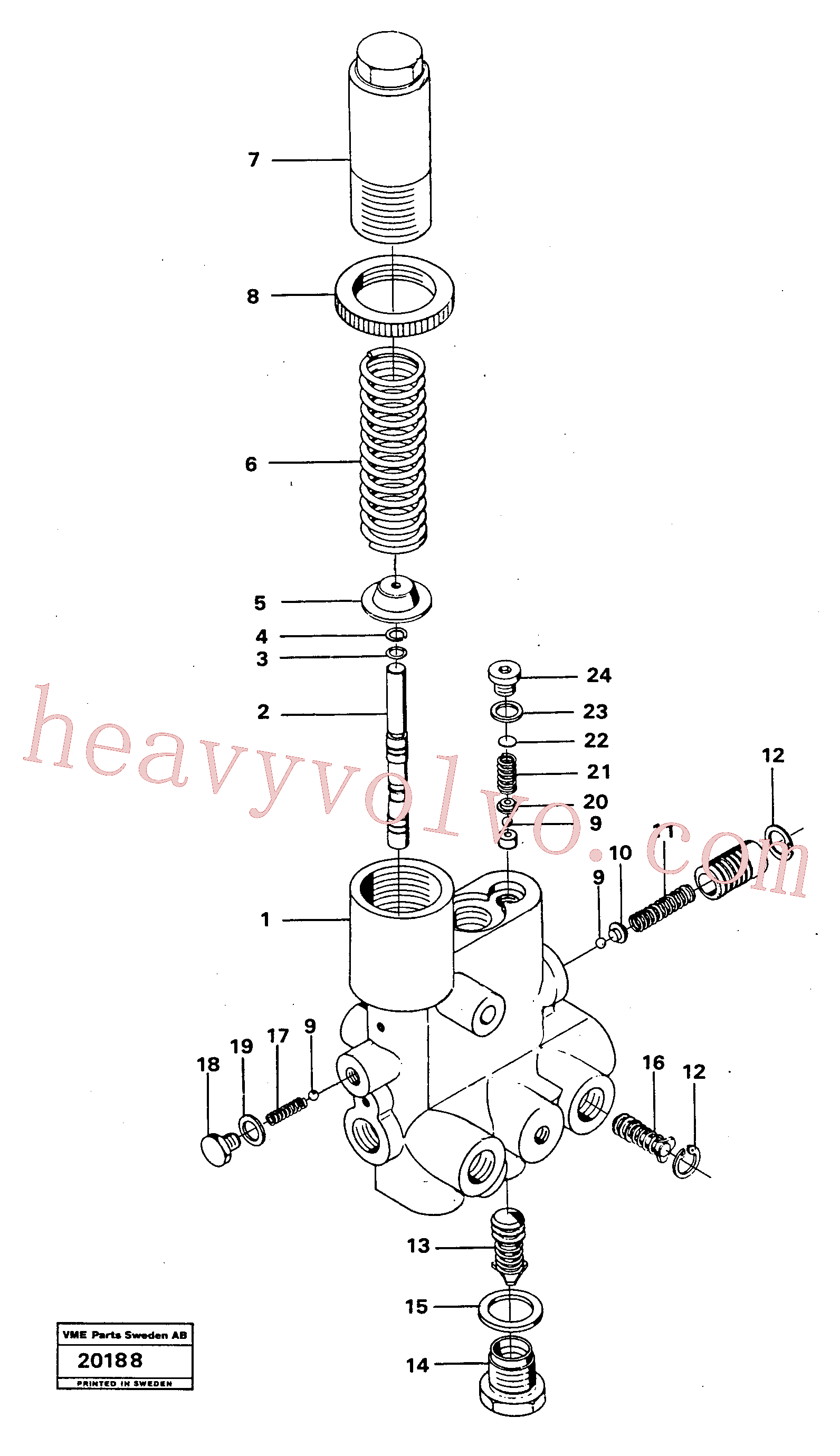 Volvo Assembly VOE914503 Retaining ring for sale