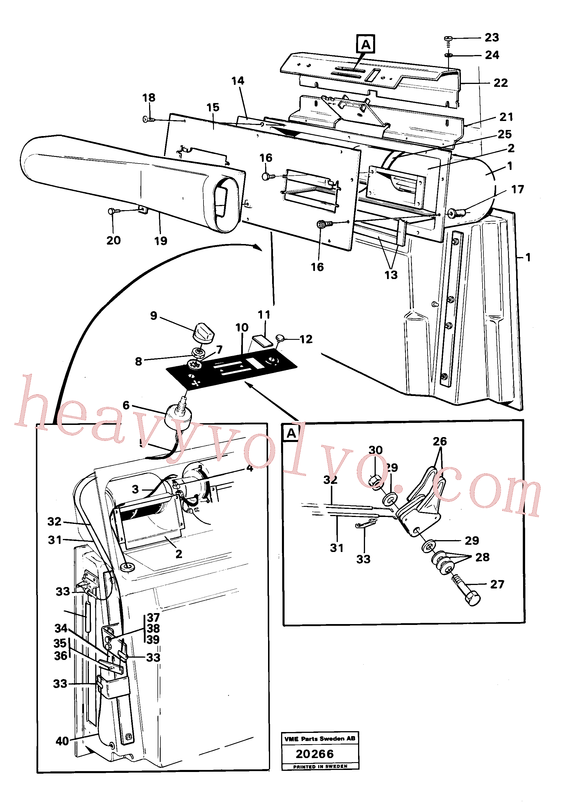 VOE955964 Retaining ring for Volvo Excavator Parts