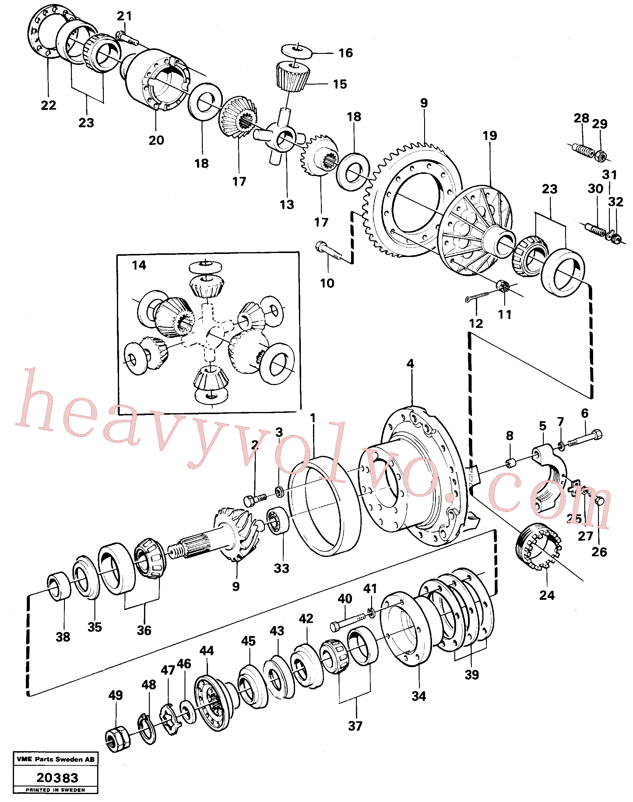 Volvo VOE1522895 Sealing ring aftermarket part for sale