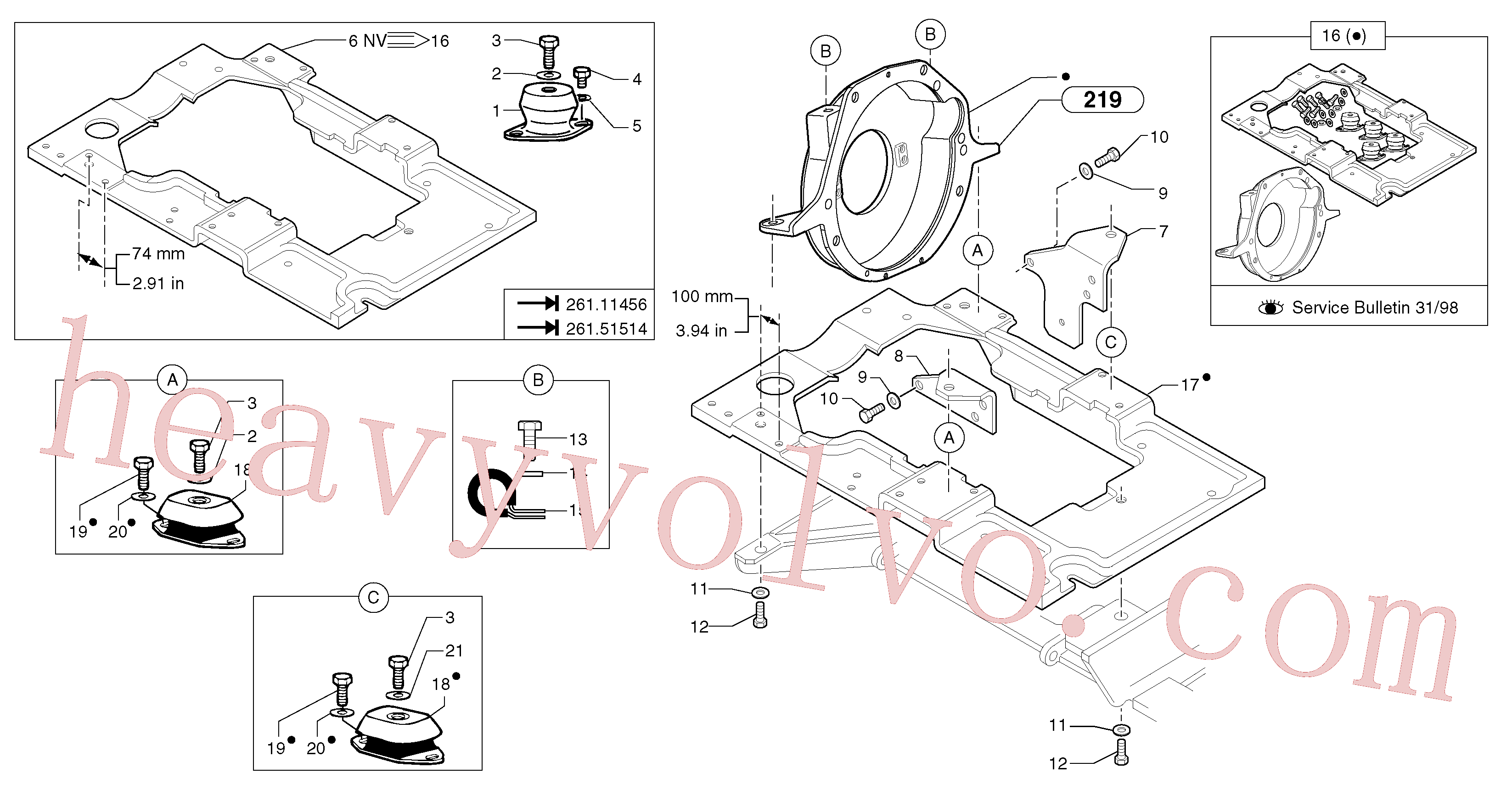 PJ4690299 Clamp for Volvo Excavator spare