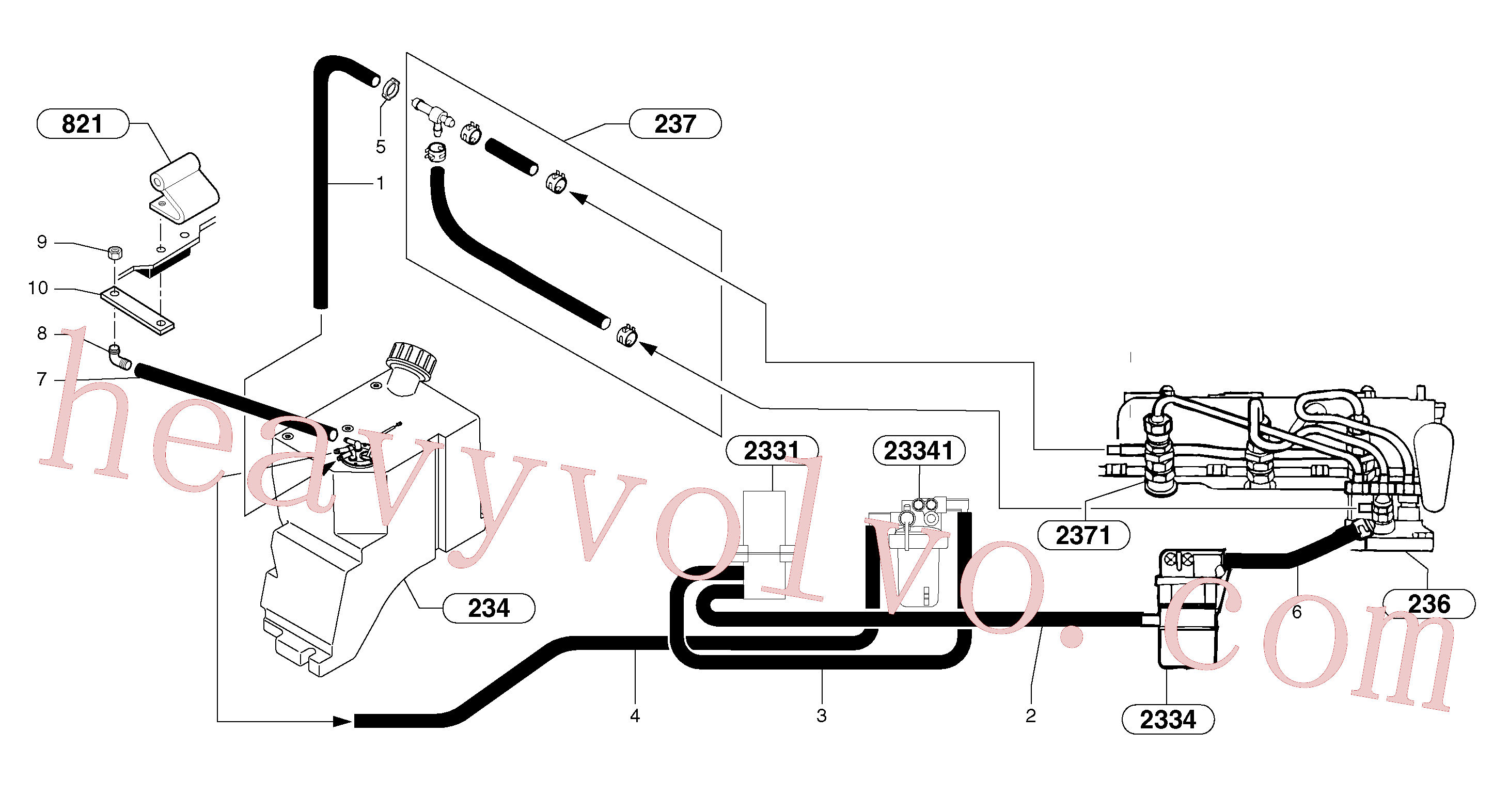 Volvo Assembly VOE11803827 Tube for sale