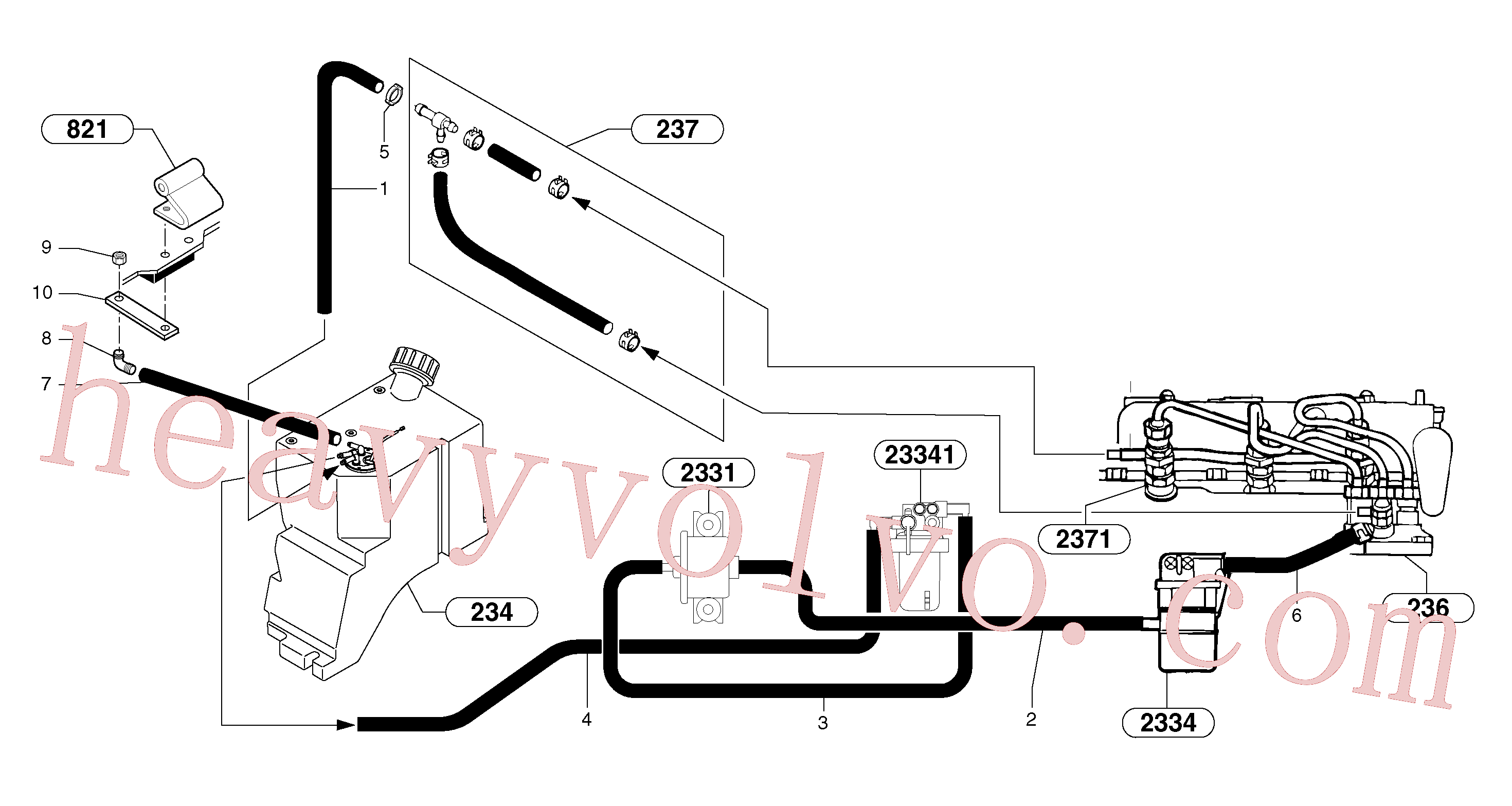 Volvo Assembly VOE11803827 Tube for sale