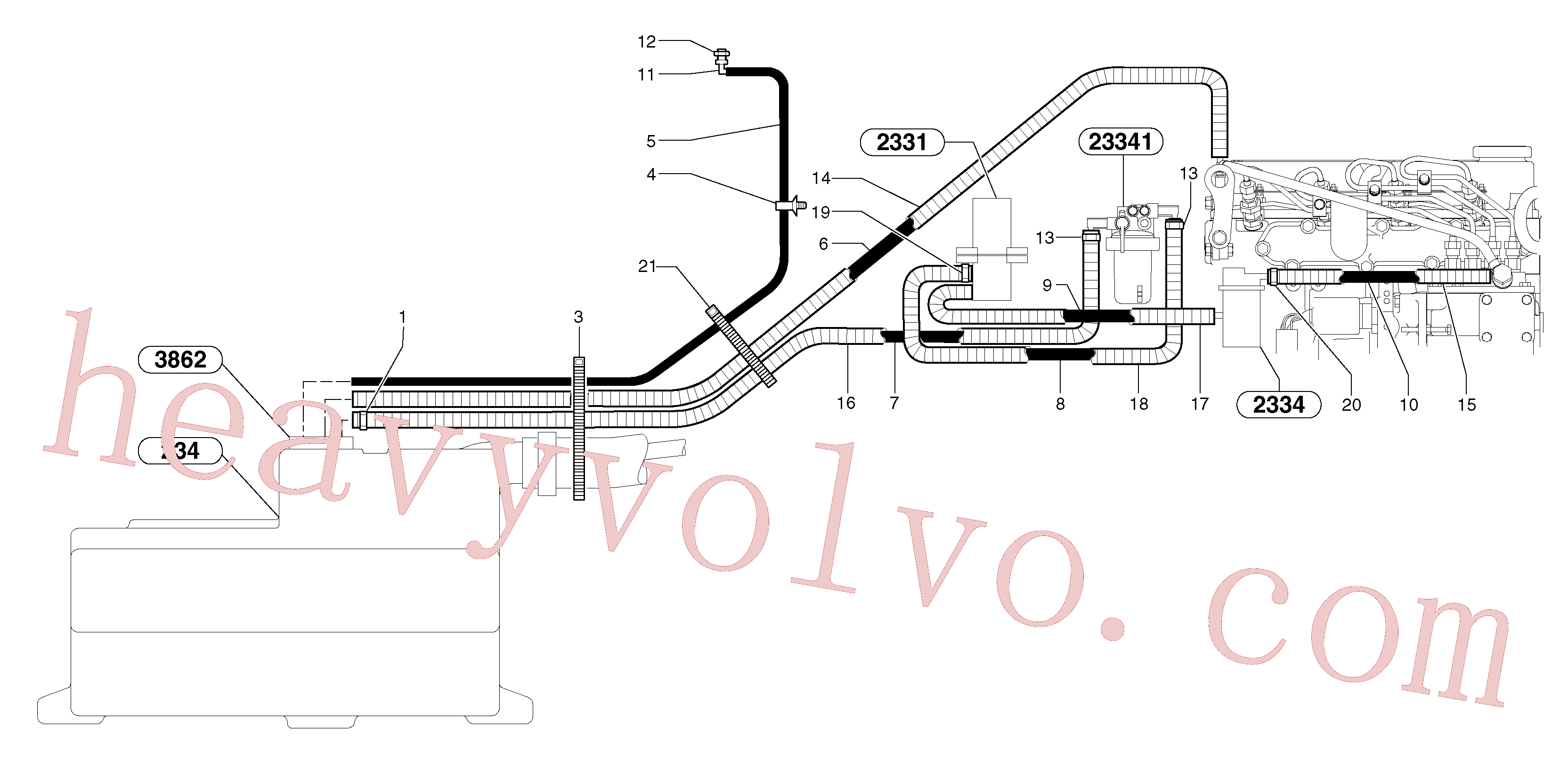 Volvo Assembly VOE11803827 Tube for sale