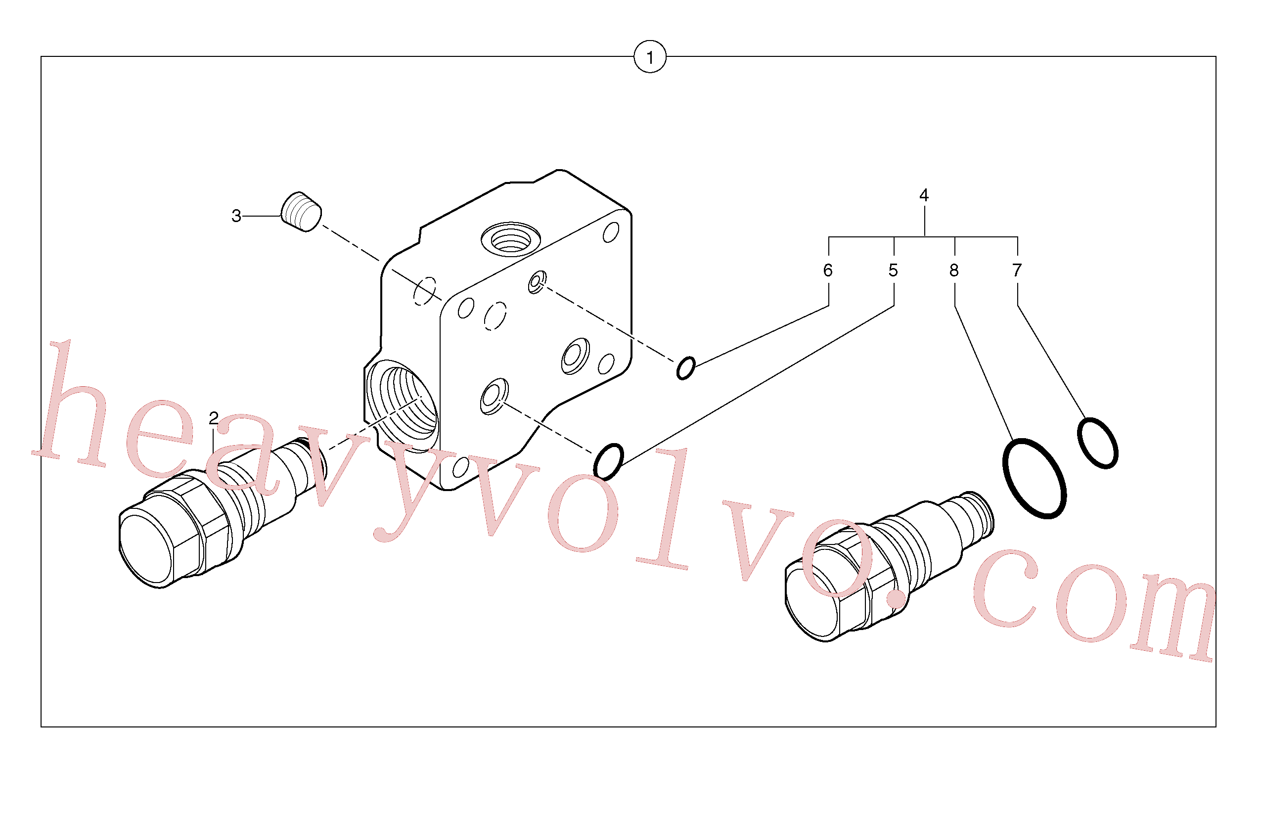 PJ7417268 O-ring for Volvo Excavator spare