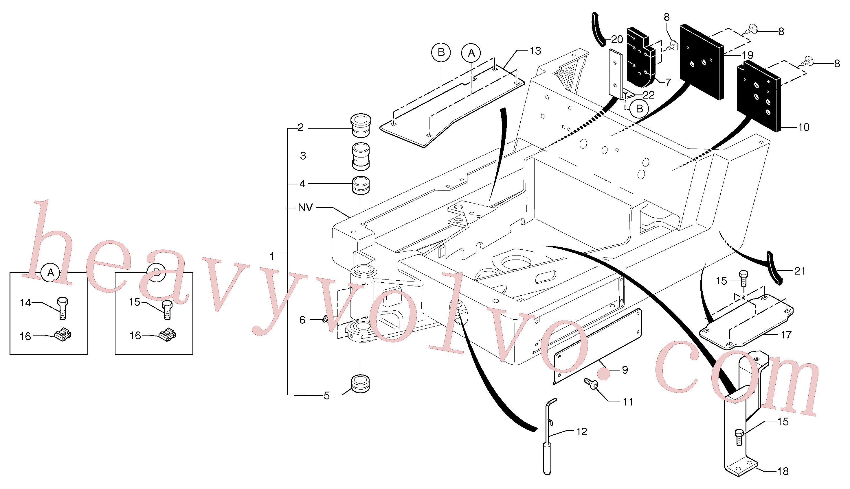 Volvo PJ3880074 Bushing aftermarket part for sale