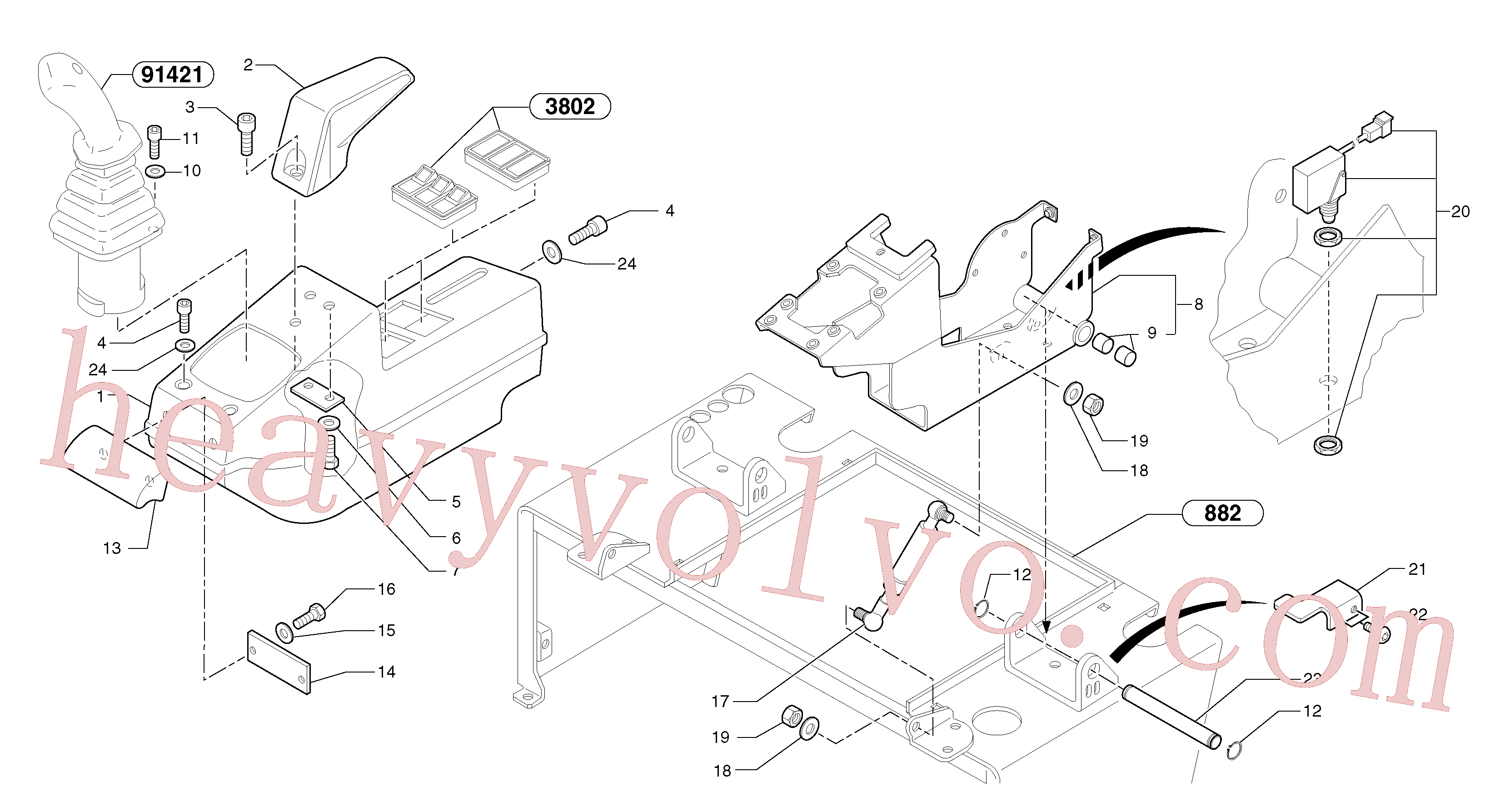 Volvo Assembly VOE11806157 Bushing for sale