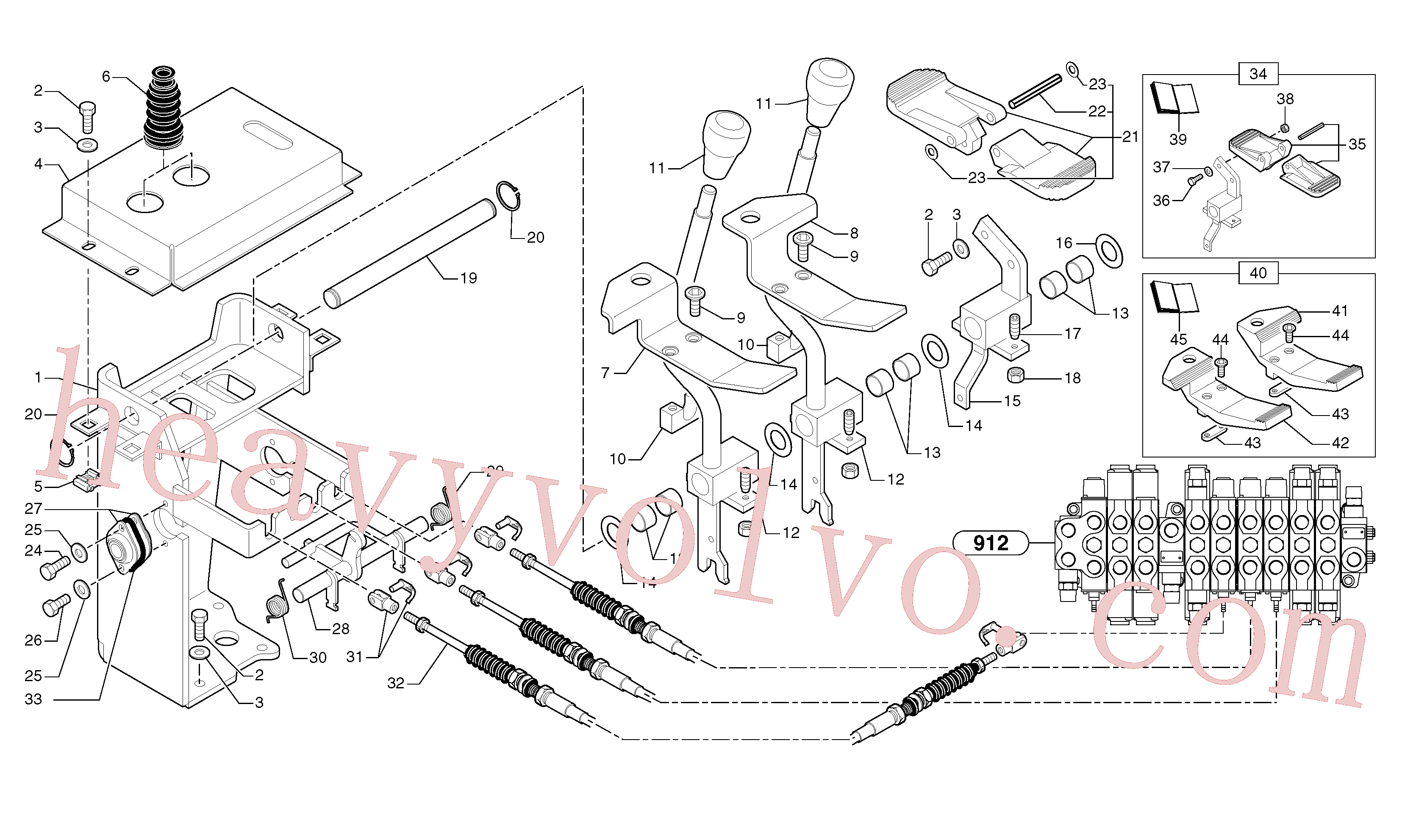 China Made PJ5400591 Instructions parts for Volvo Excavator