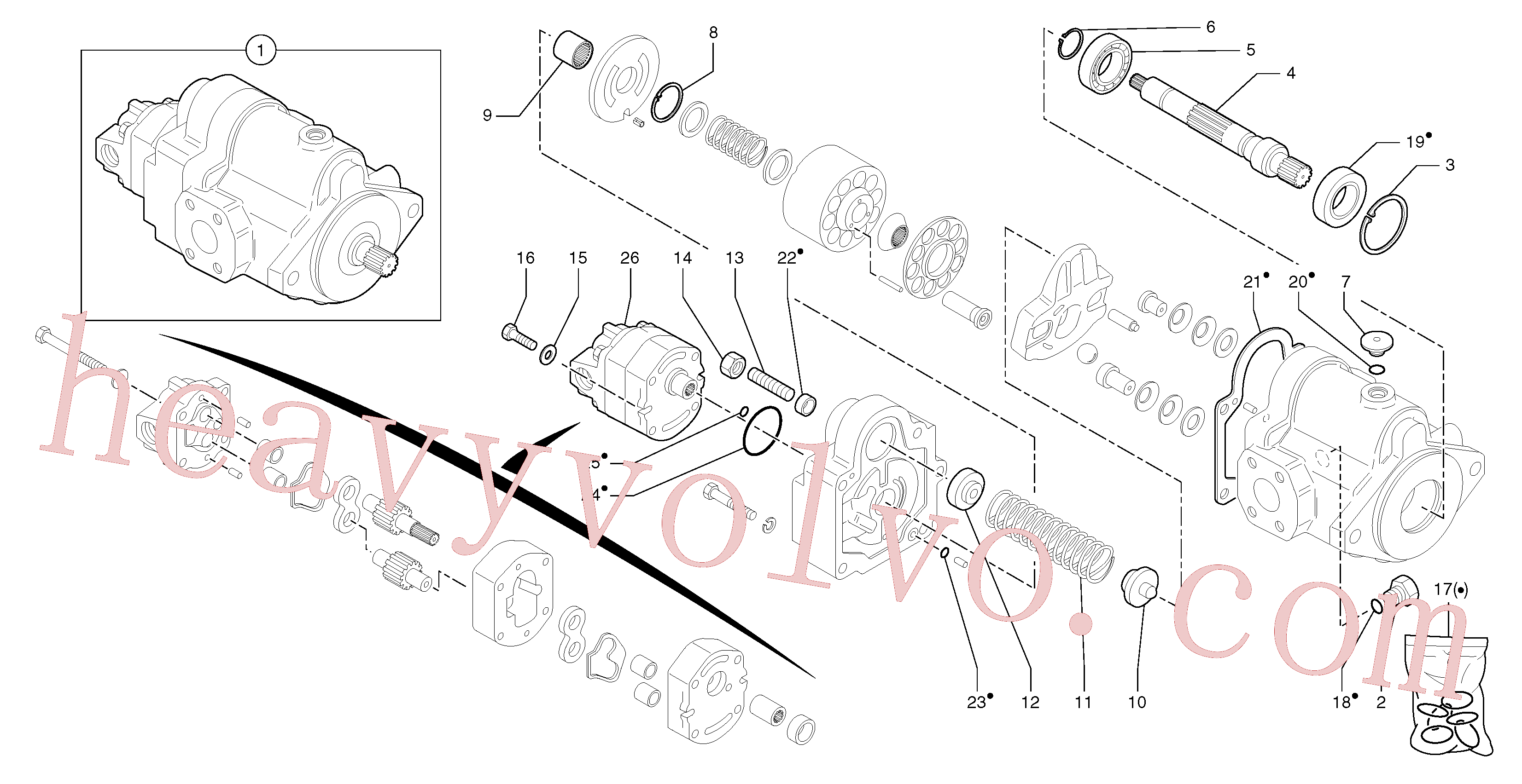 China Made PJ7417483 Shaft seal parts for Volvo Excavator