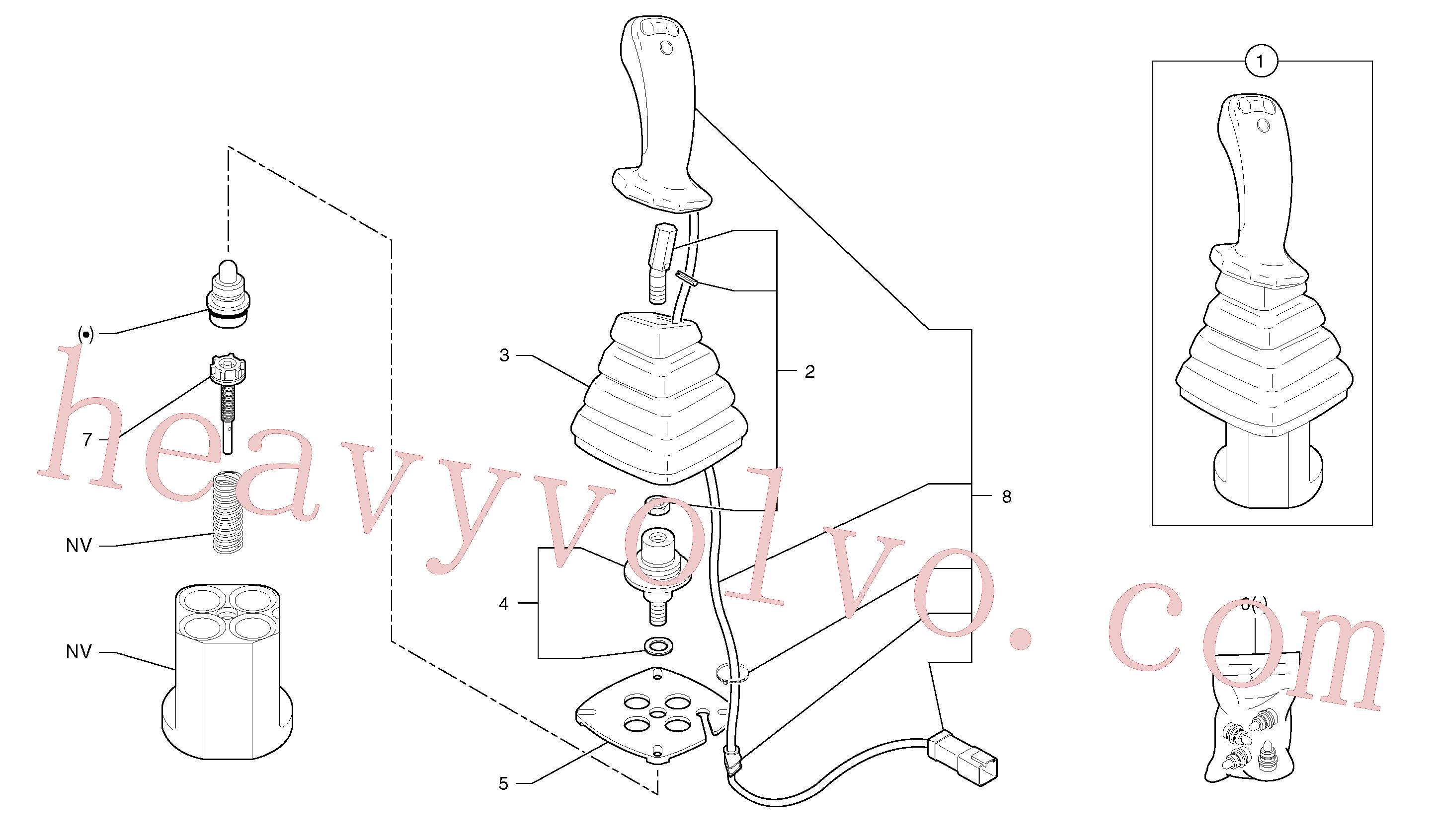 Volvo excavator part VOE14524915 Adapter for sale