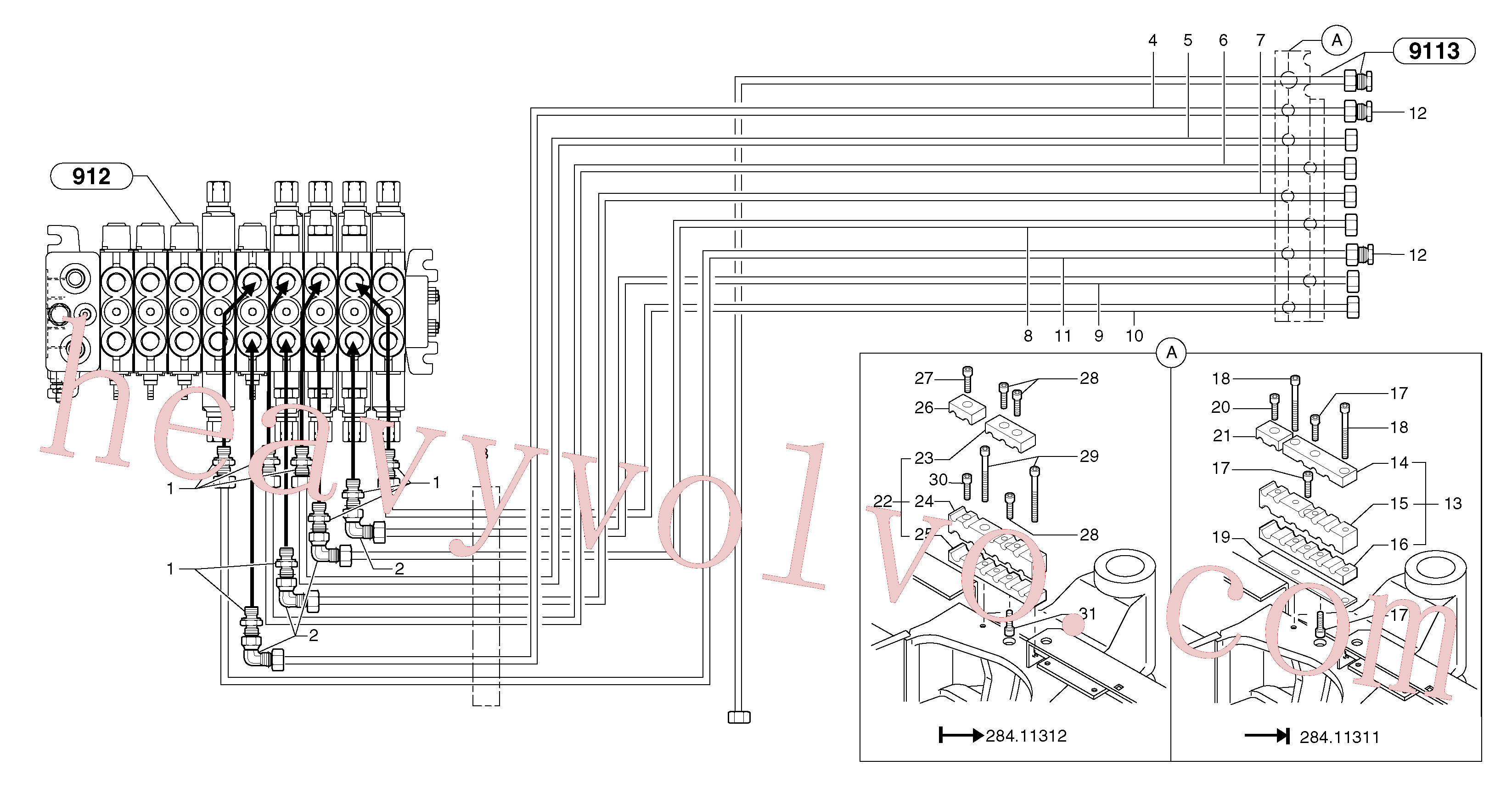 Volvo VOE11805514 Tube aftermarket part for sale