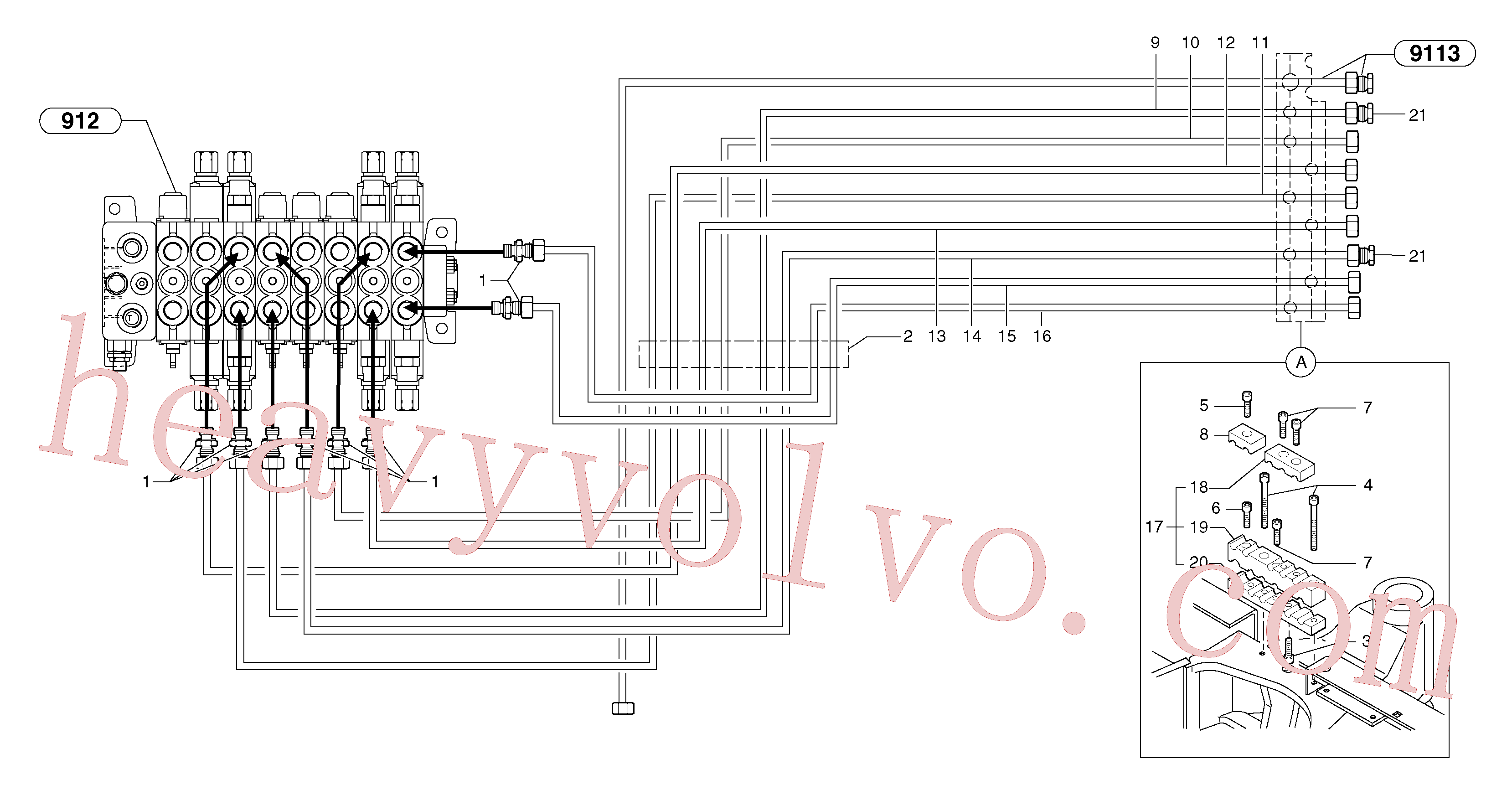 Wholesale PJ5910895 Tube for Volvo Excavator