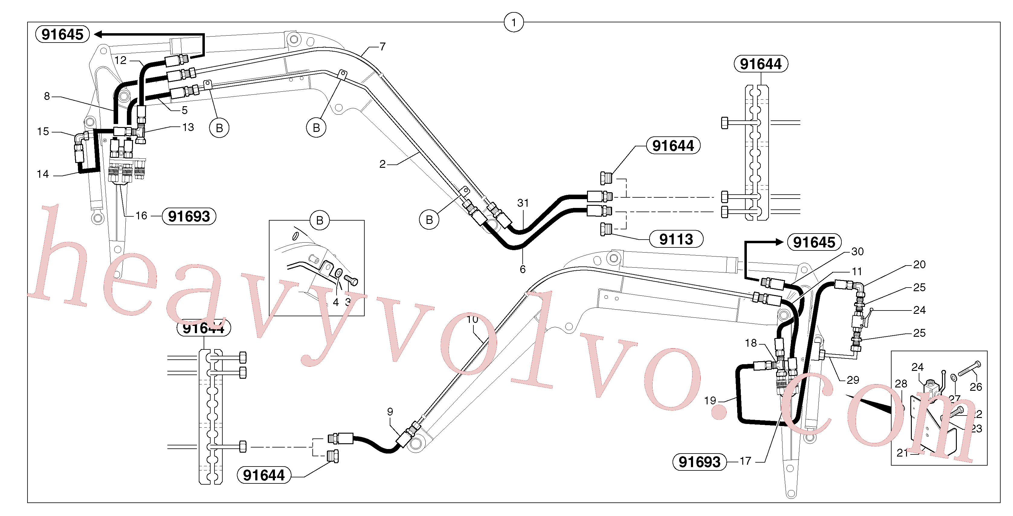 Volvo PJ5910619 Tube aftermarket part for sale