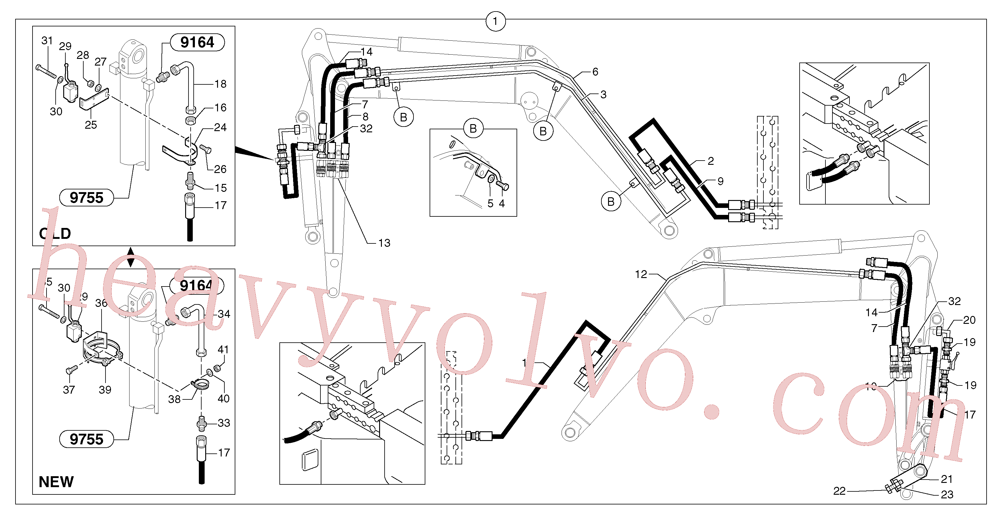 China Made PJ5910878 Tube parts for Volvo Excavator
