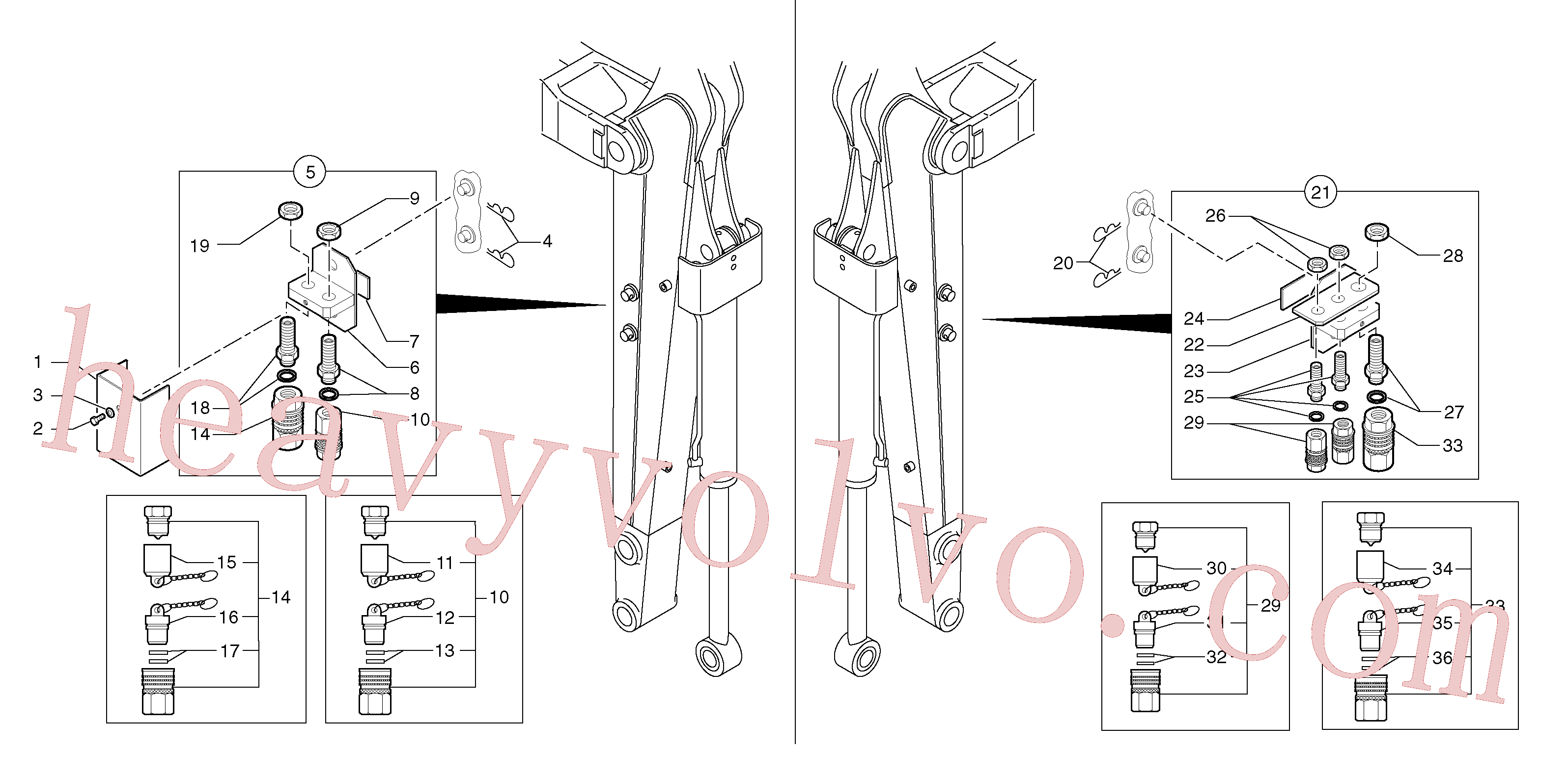 Wholesale VOE11804938 Support for Volvo Excavator